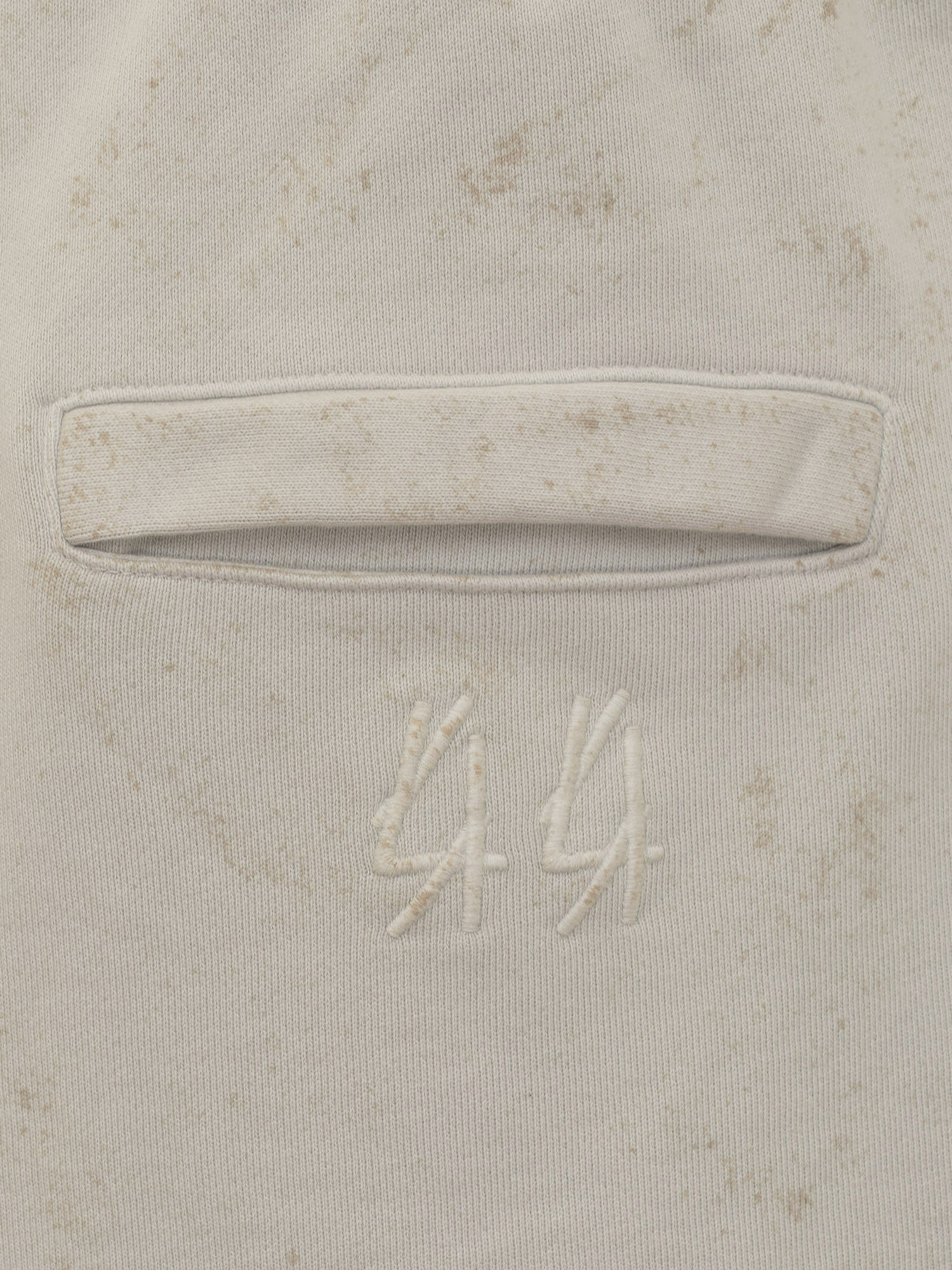 Shop 44 Label Group Shorts With Vortex Pattern In Dirty White-gyps