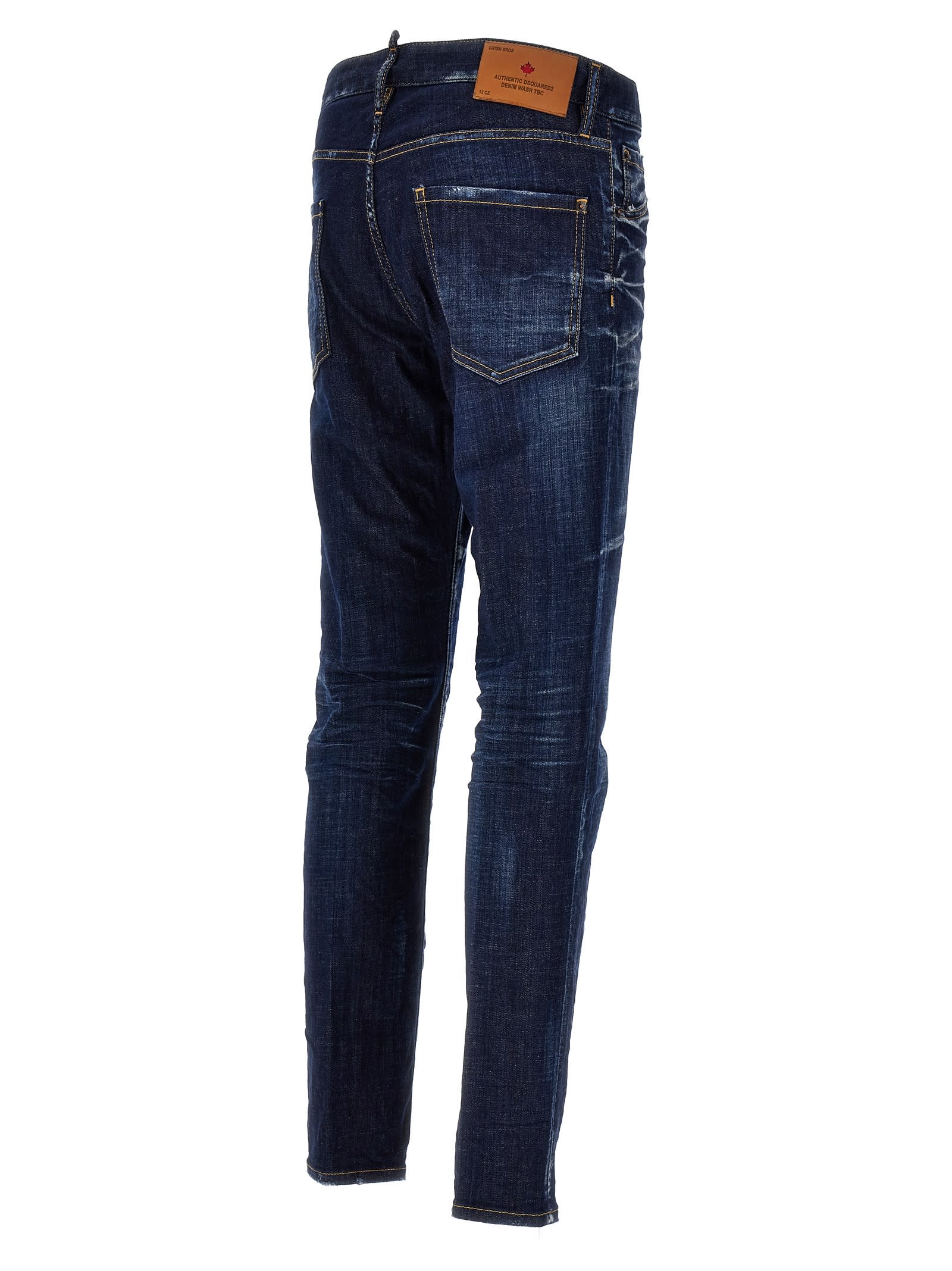 Shop Dsquared2 Jeans Cool Guy In Blue