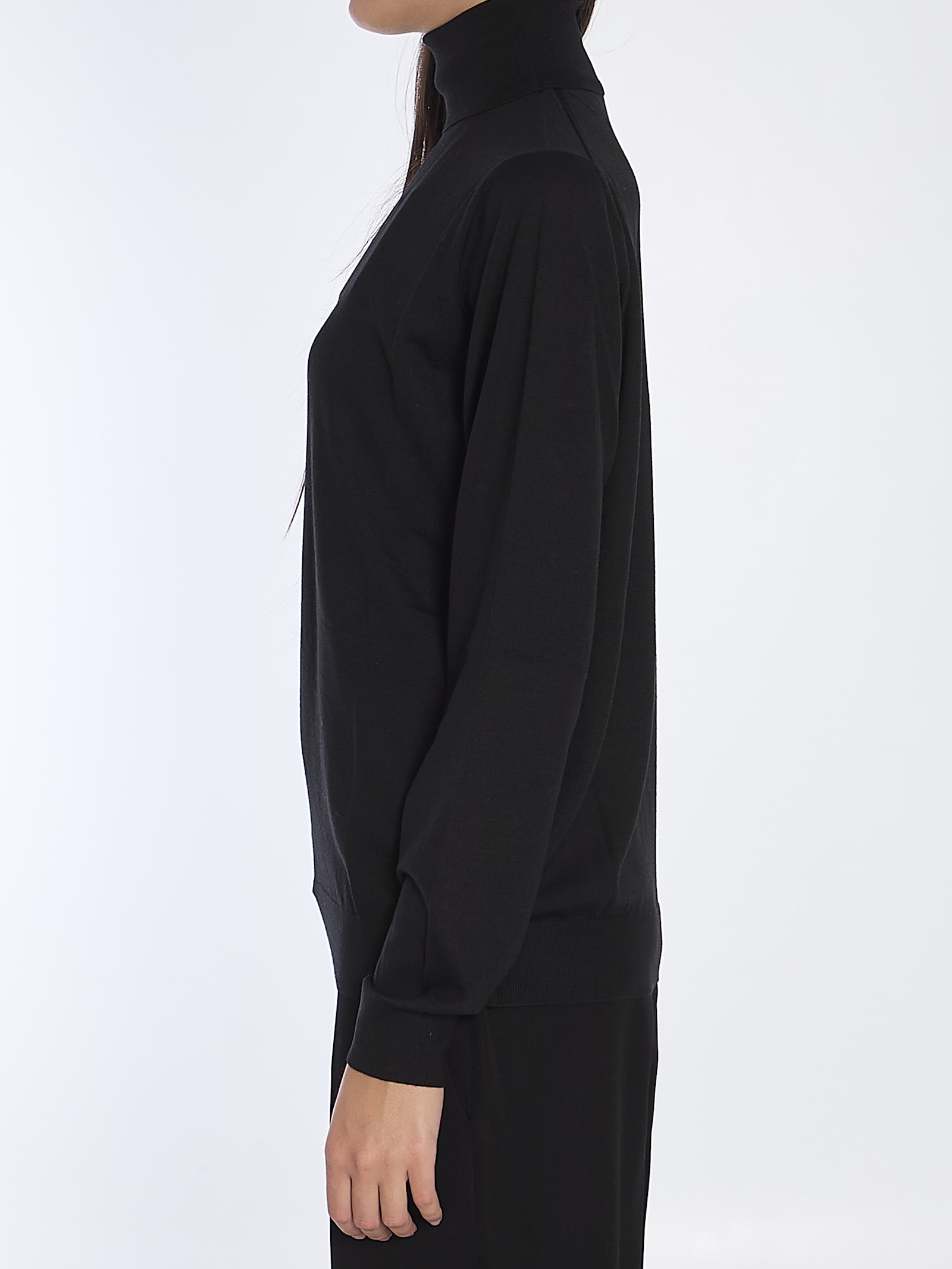 Shop The Row Heva Turtleneck Sweater In Black