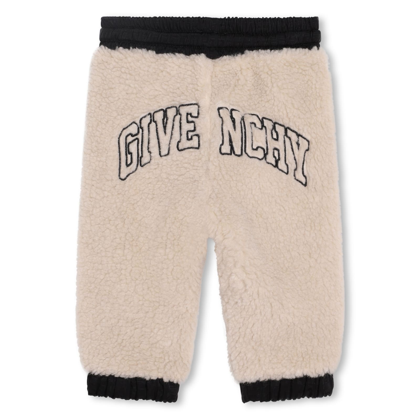 Shop Givenchy Trousers With Print In Beige