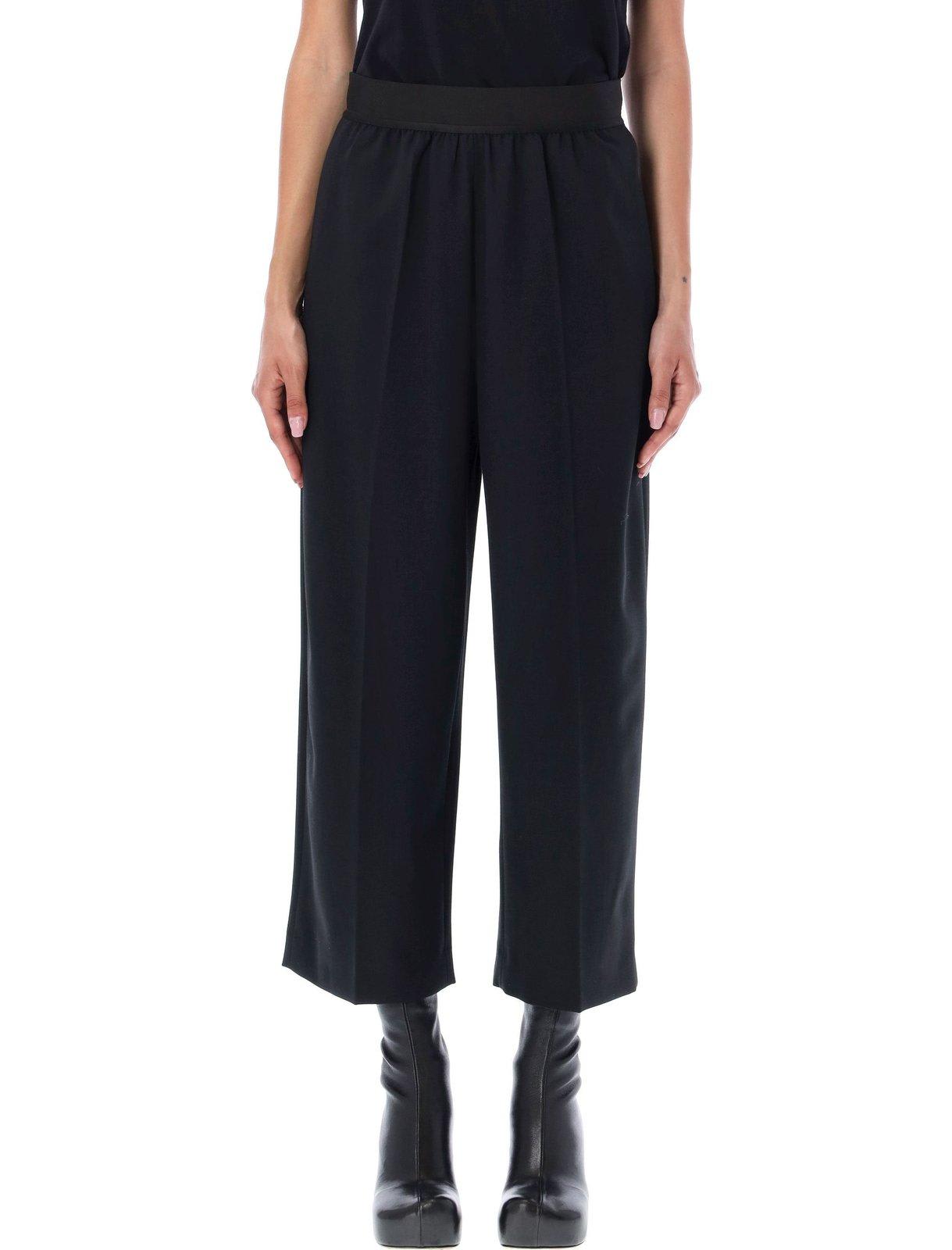 Flared Cropped Trousers