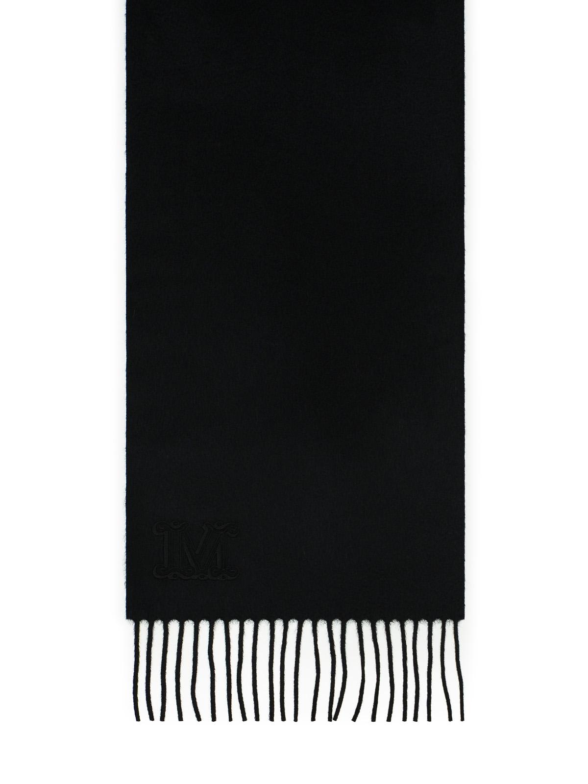 Shop Max Mara Wsdalia Black Cashmere Scarf