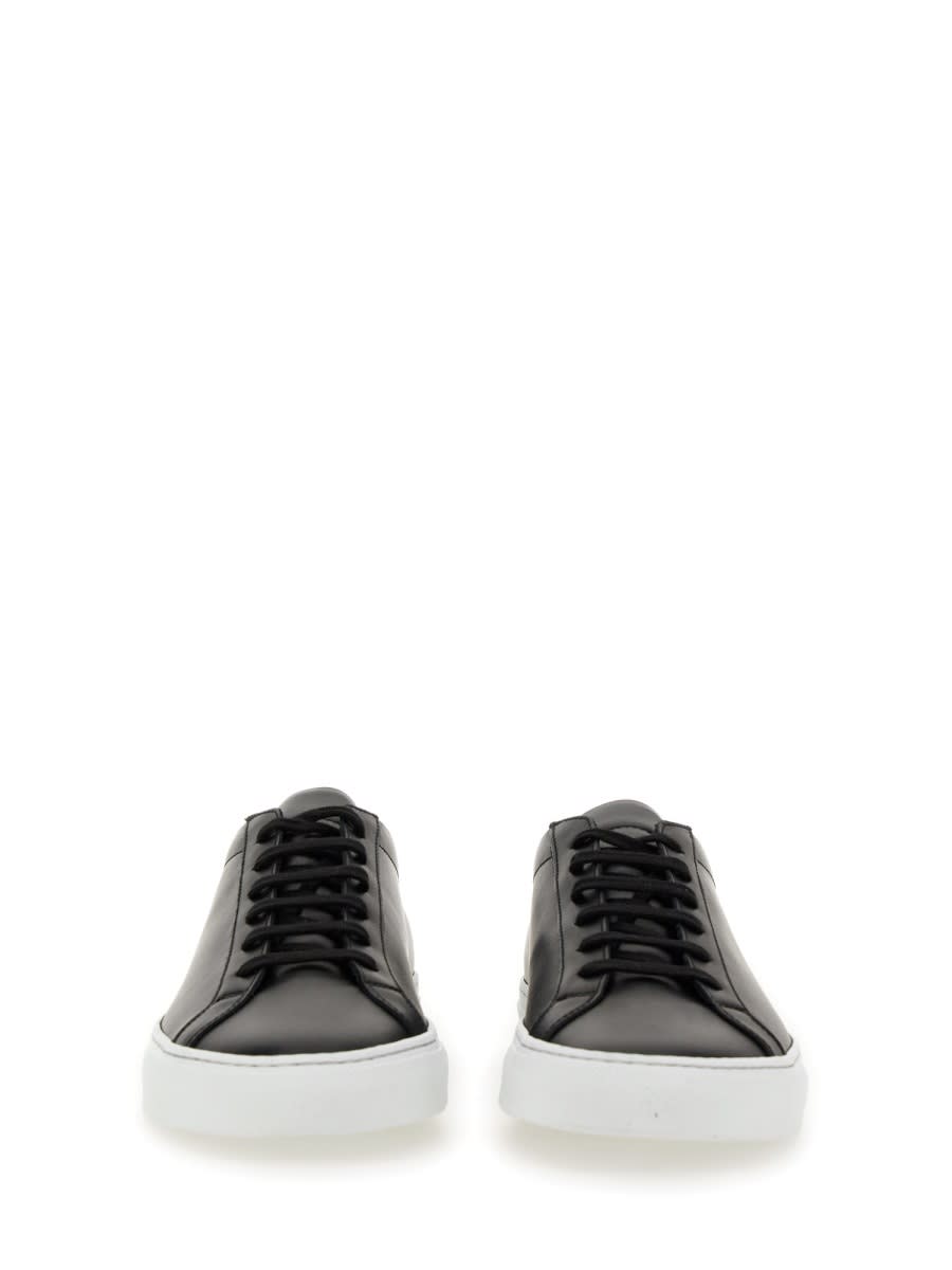 Shop Common Projects Low Achilles Sneaker In Black