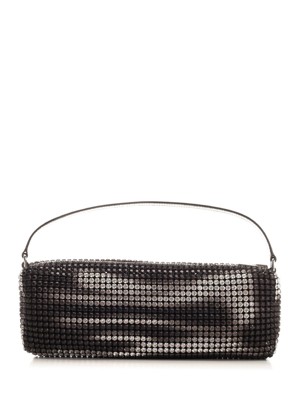 Shop Alexander Wang Heiress Flex Shoulder Bag In Black