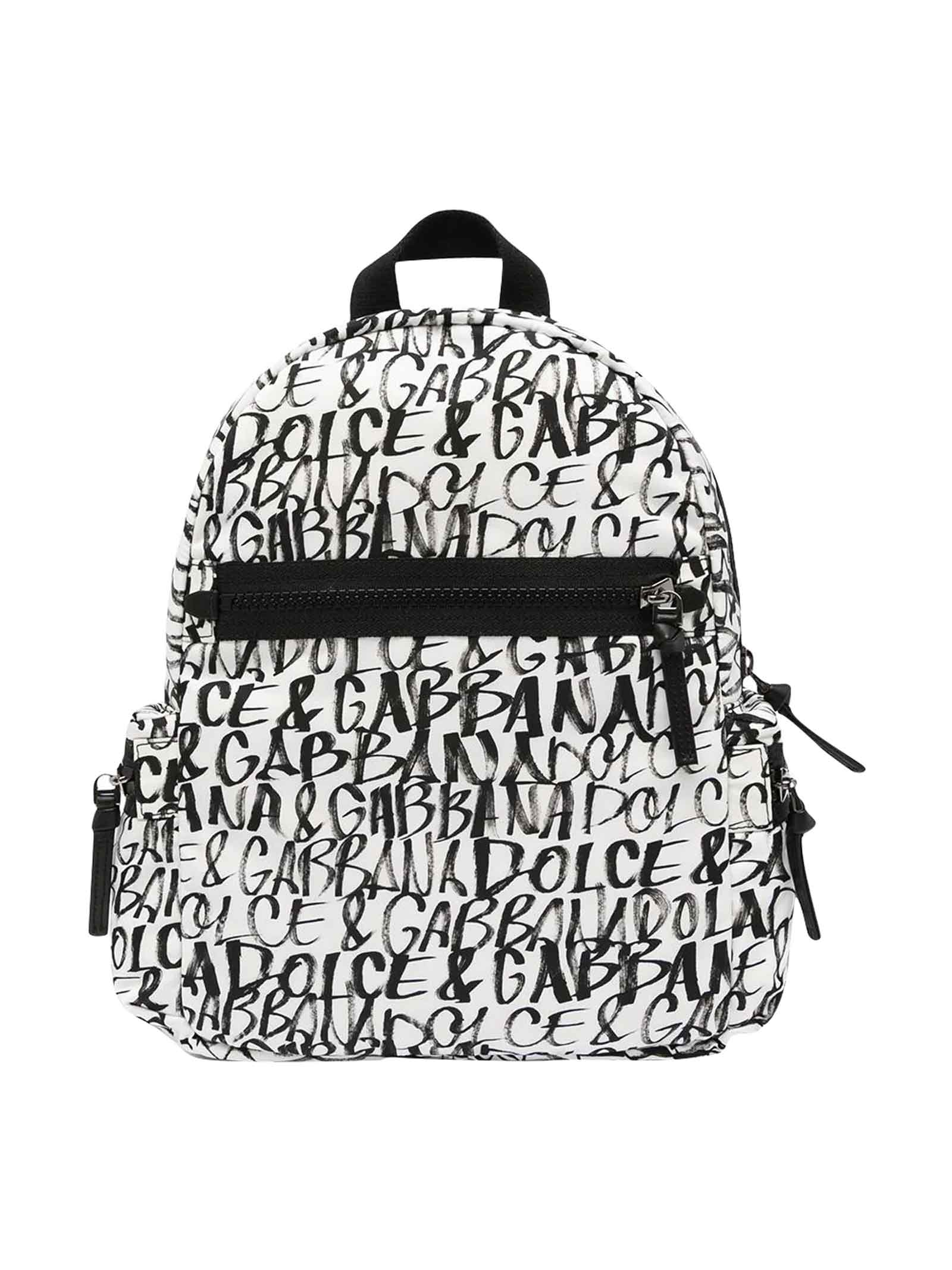 Dolce & Gabbana Black And White Backpack