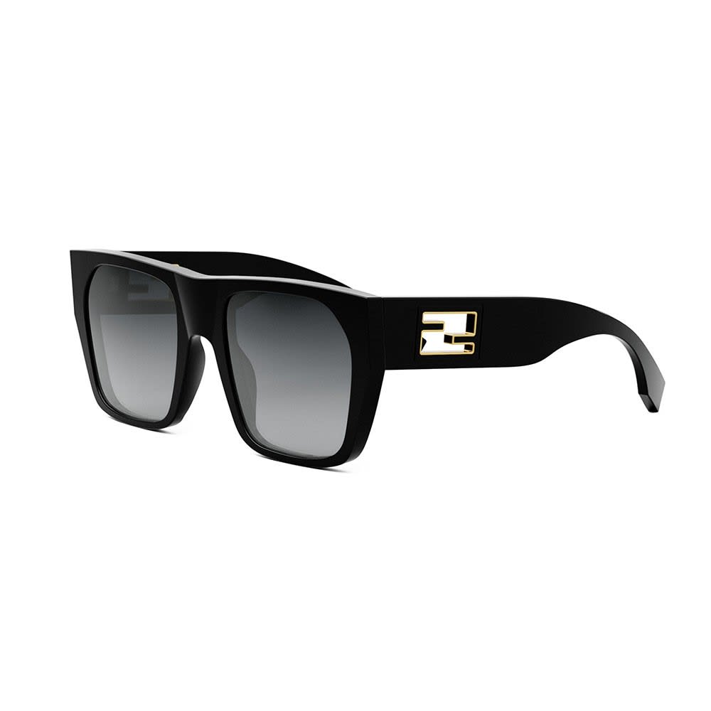 Fe40124i Baguette 01b Sunglasses