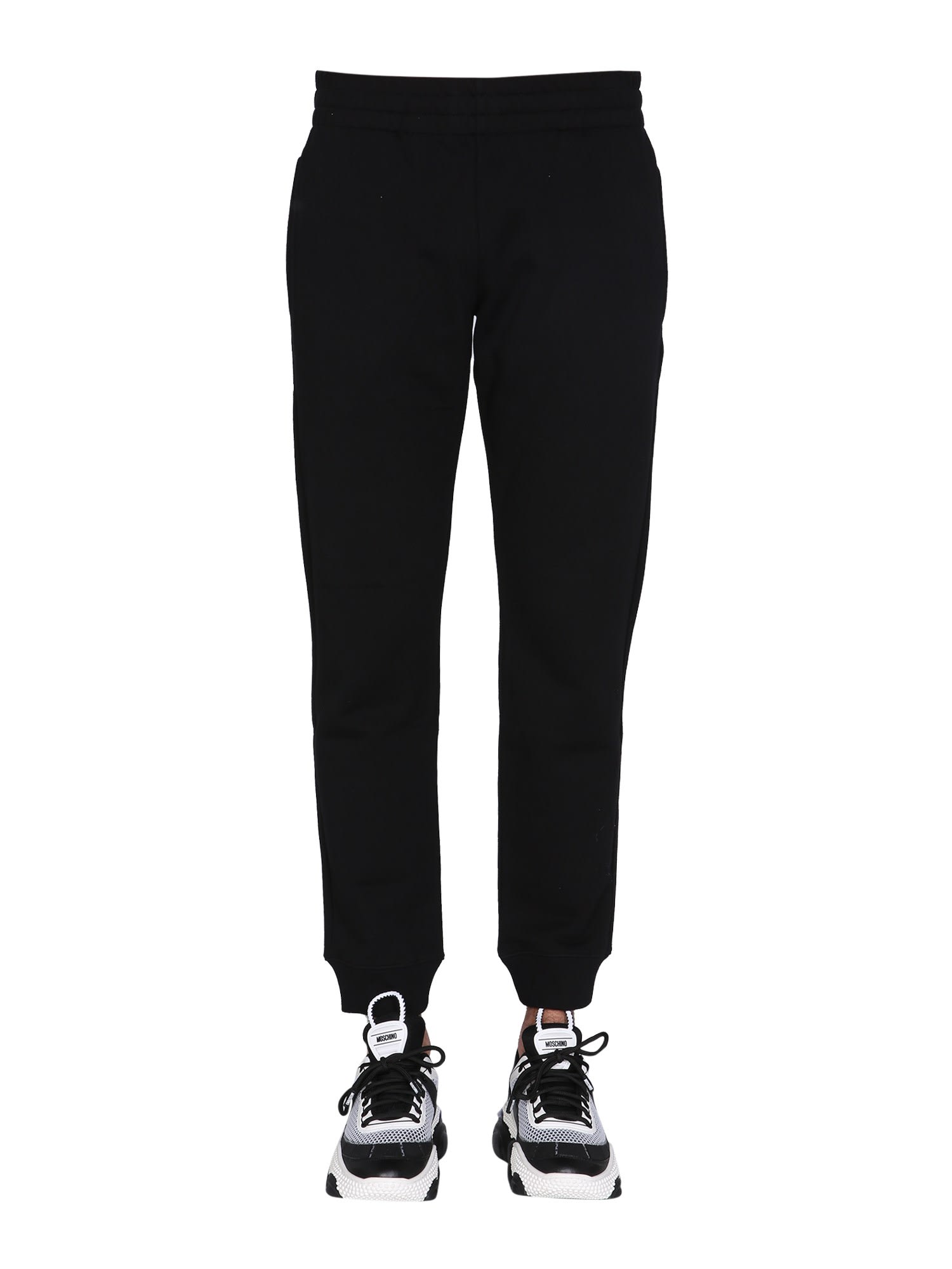 Moschino Jogging Pants With Logo Patch