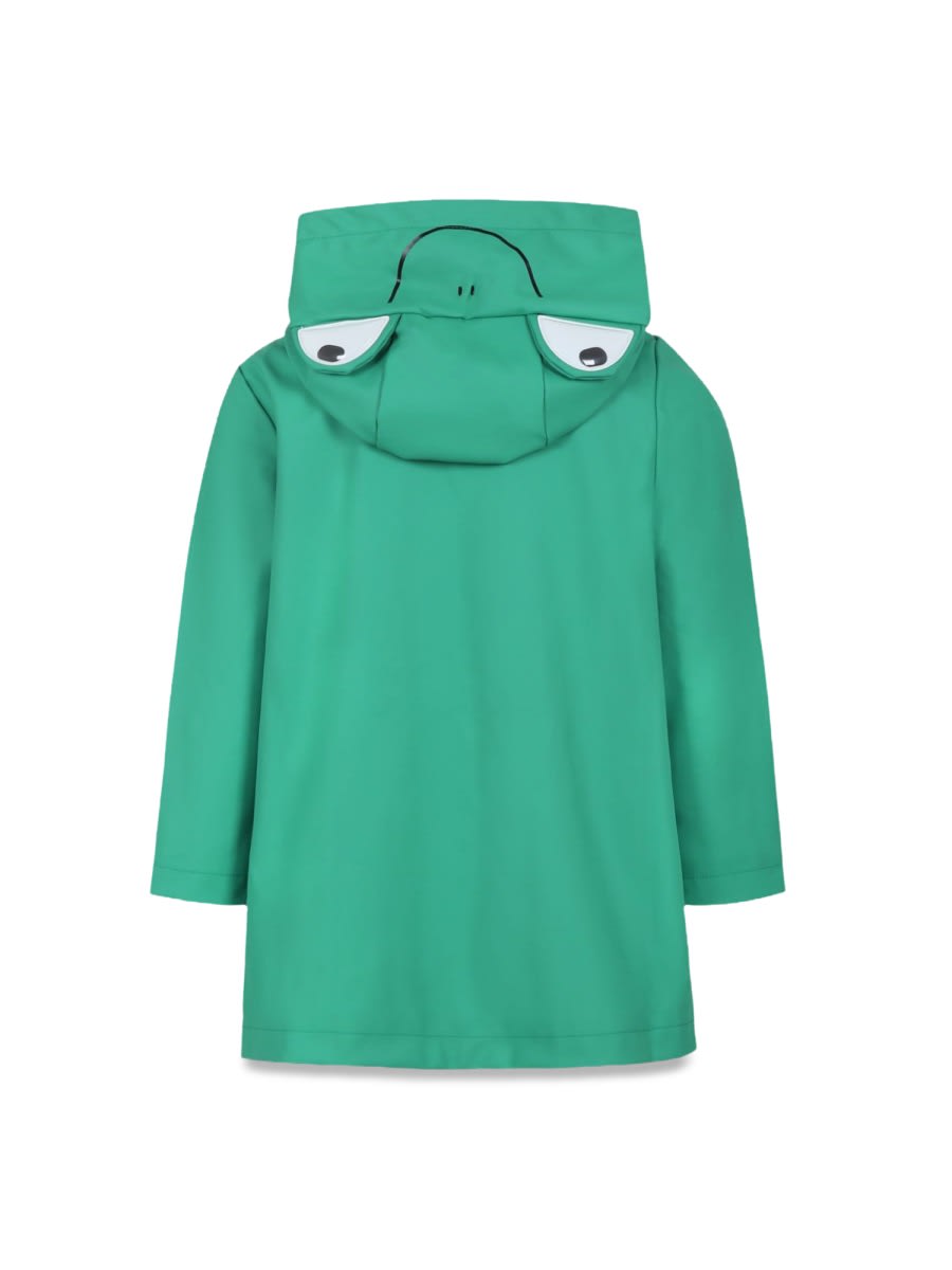 Stella Mccartney Poly Rubber Raincoat In Multicolour