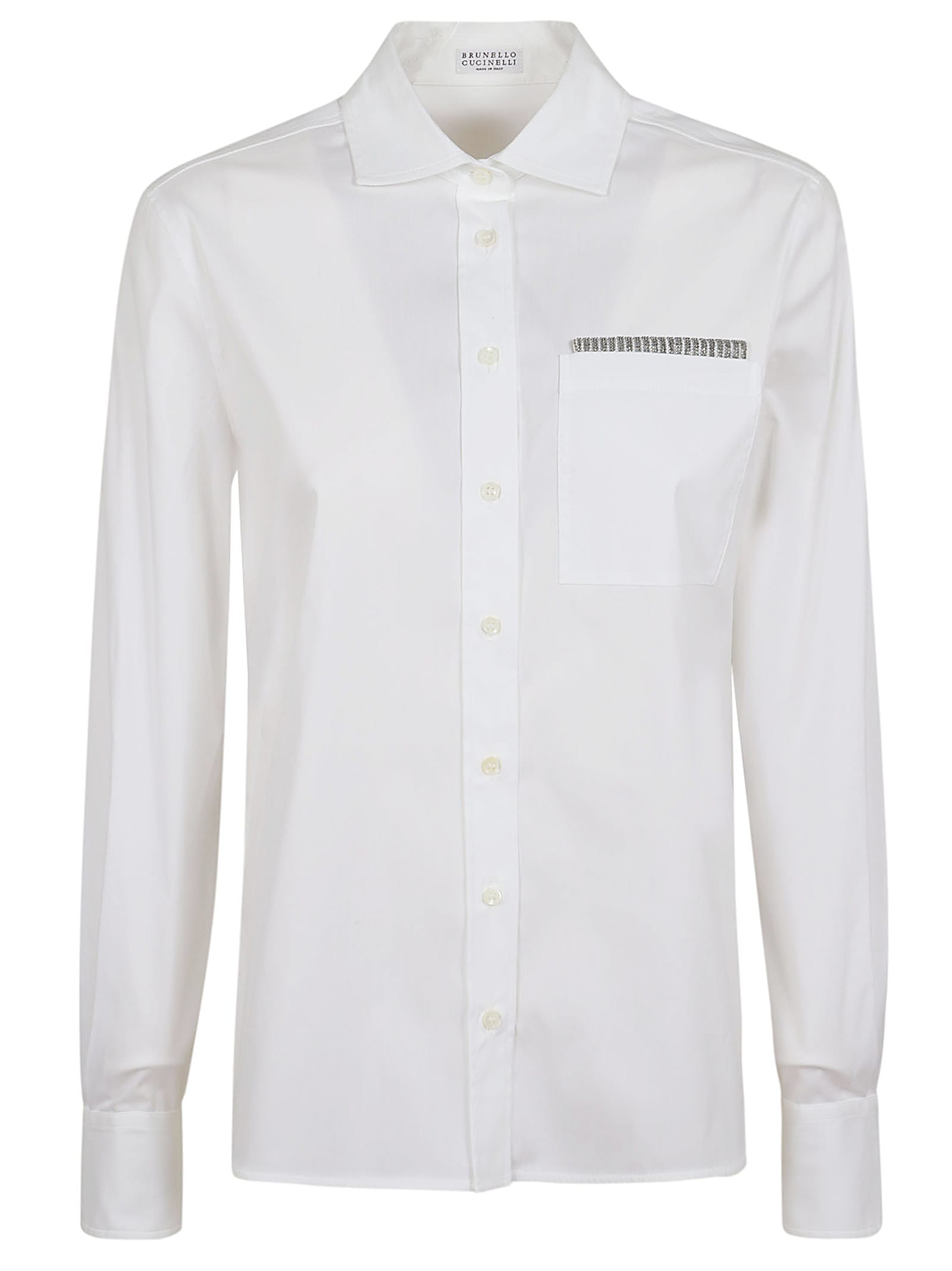 Shop Brunello Cucinelli Shirt In Bianco