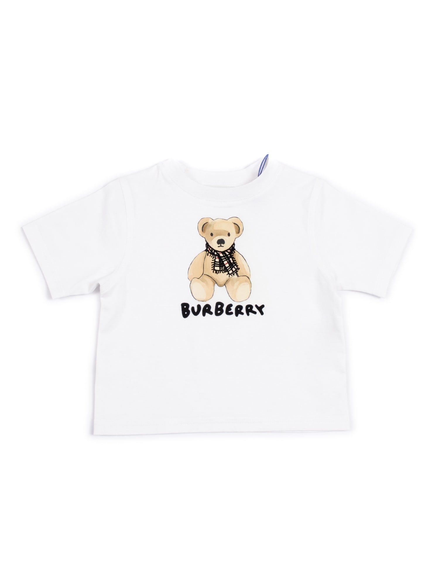 Burberry Thomas Bear Cotton T-shirt In White