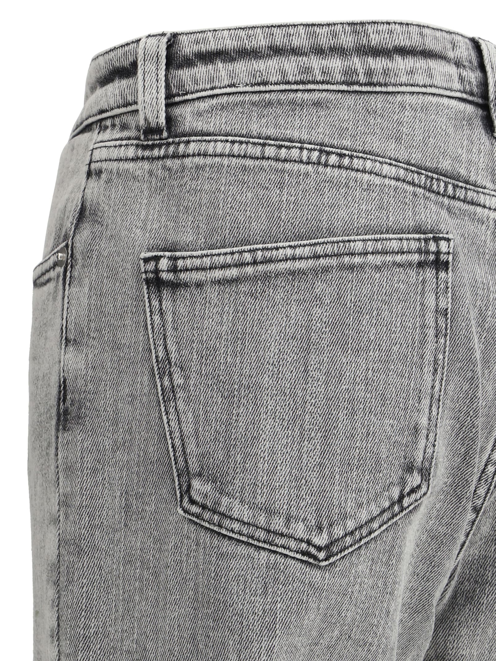 Fabiana Filippi Denim Narni Trousers In Grigio