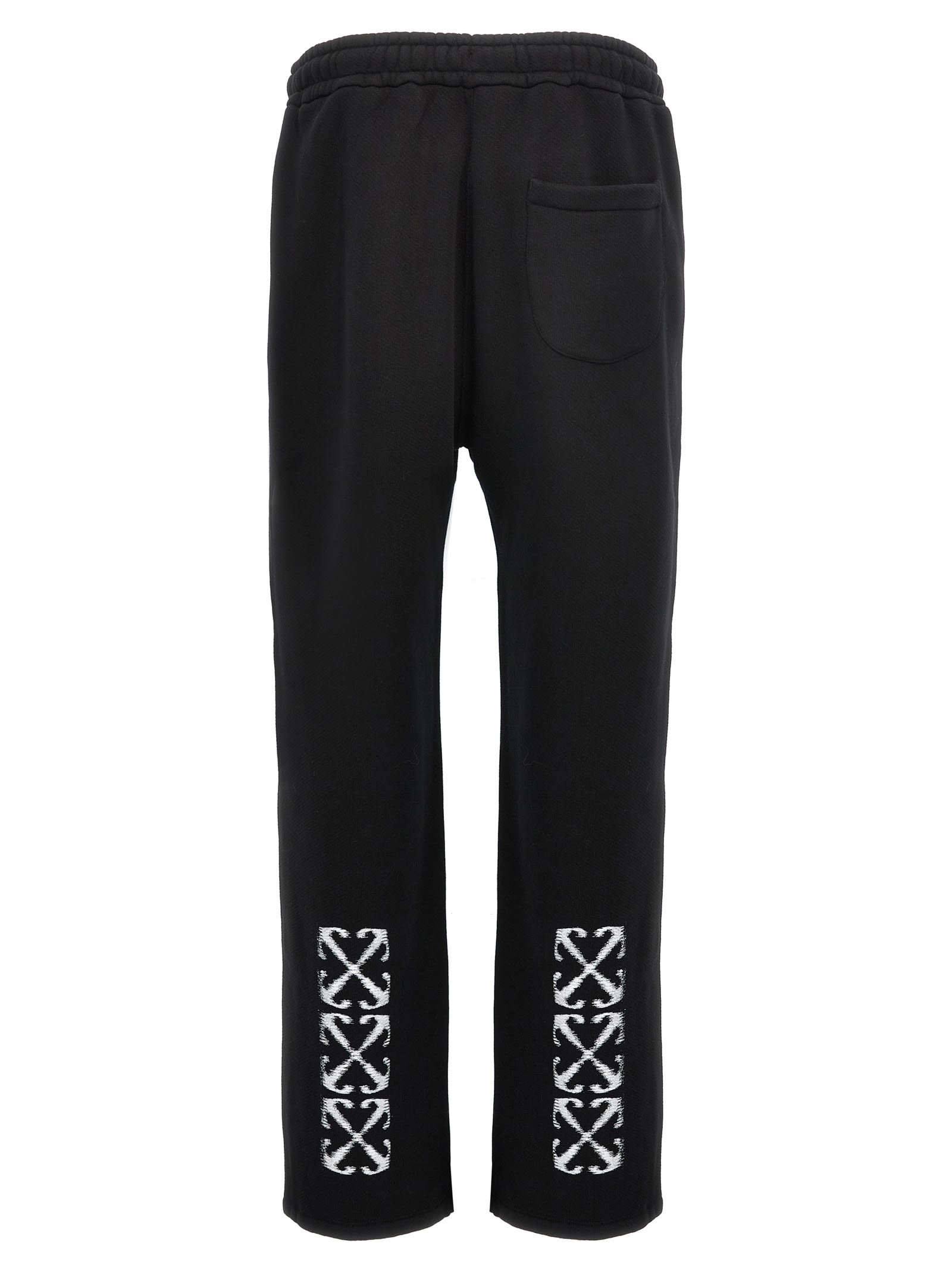 Shop Off-white Windy Arrow Joggers In White/black