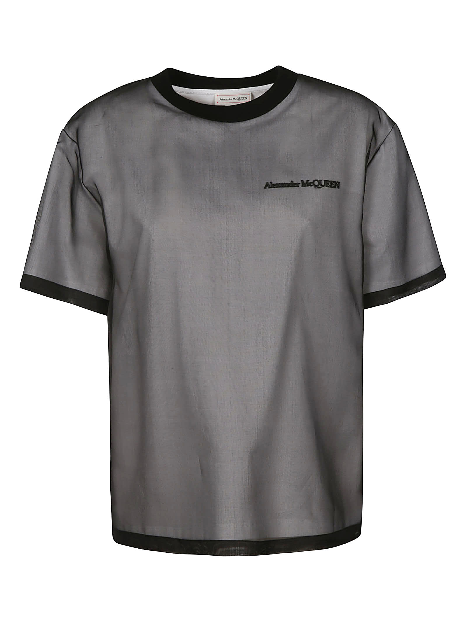 Alexander McQueen Chest Logo Detail T-shirt