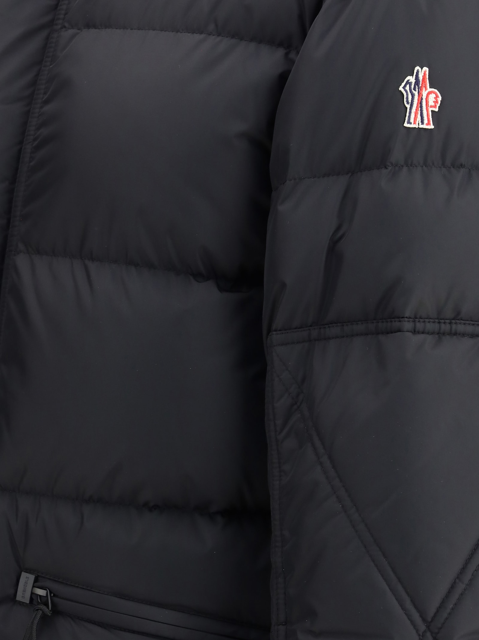Moncler Grenoble Kasanka Hooded Down Ski Jacket Clothing In Black