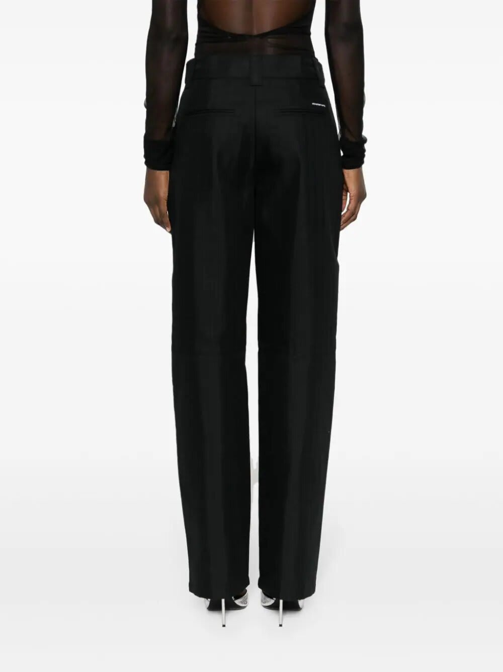 Shop Alexander Wang Tailored Trousers In Black
