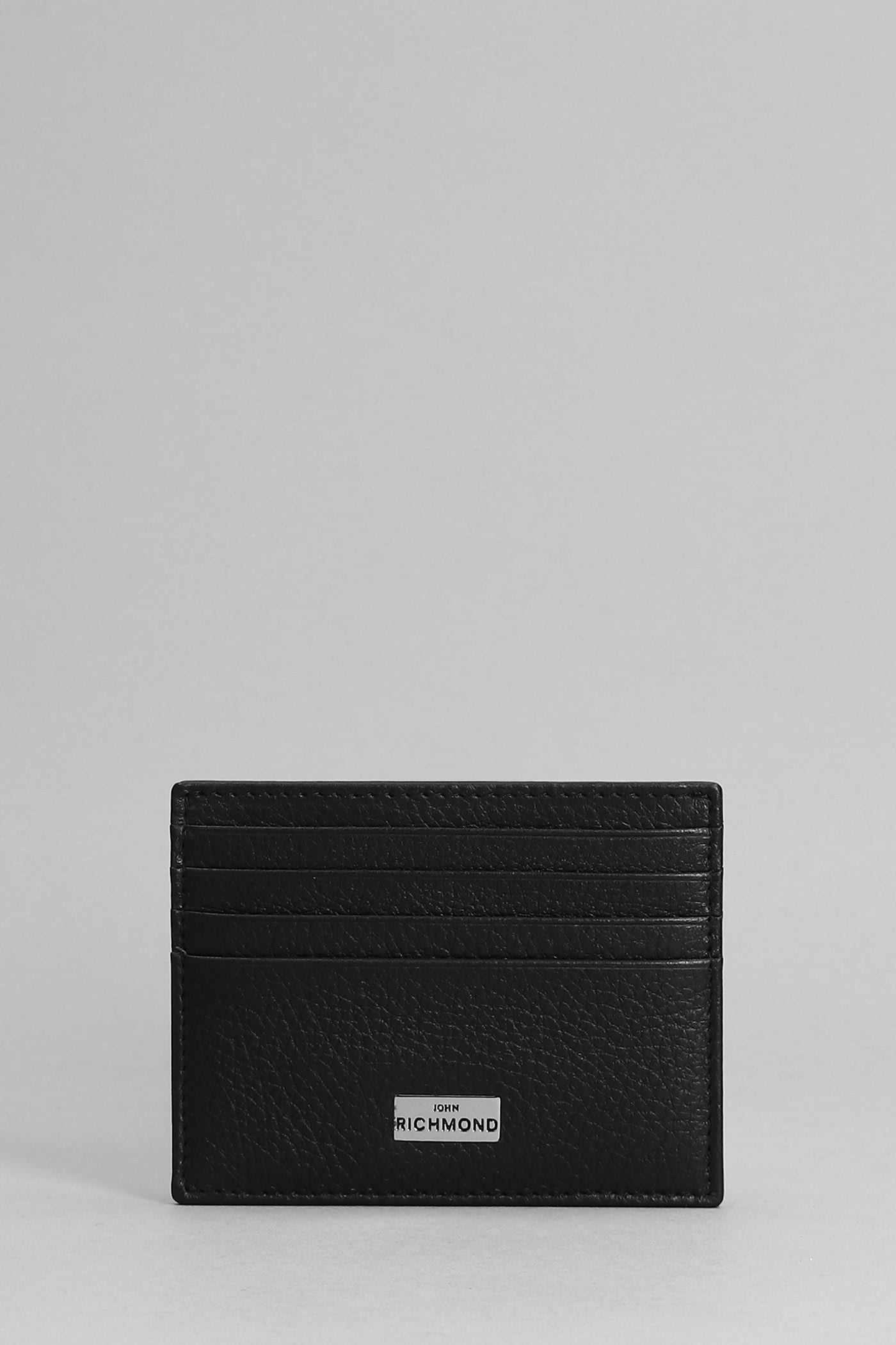 John Richmond Wallet In Black Leather