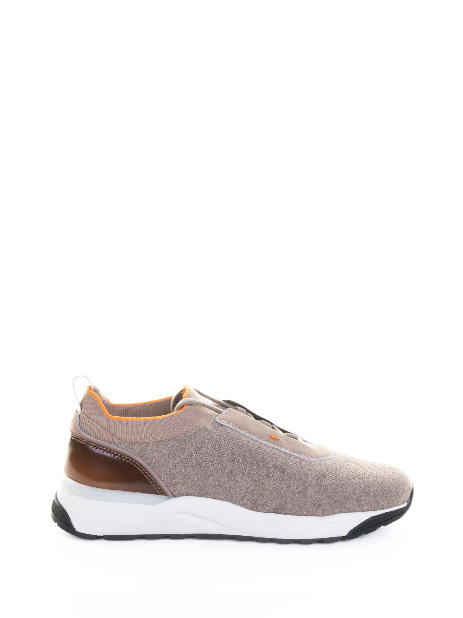 Santoni Sneakers Brown In Brown