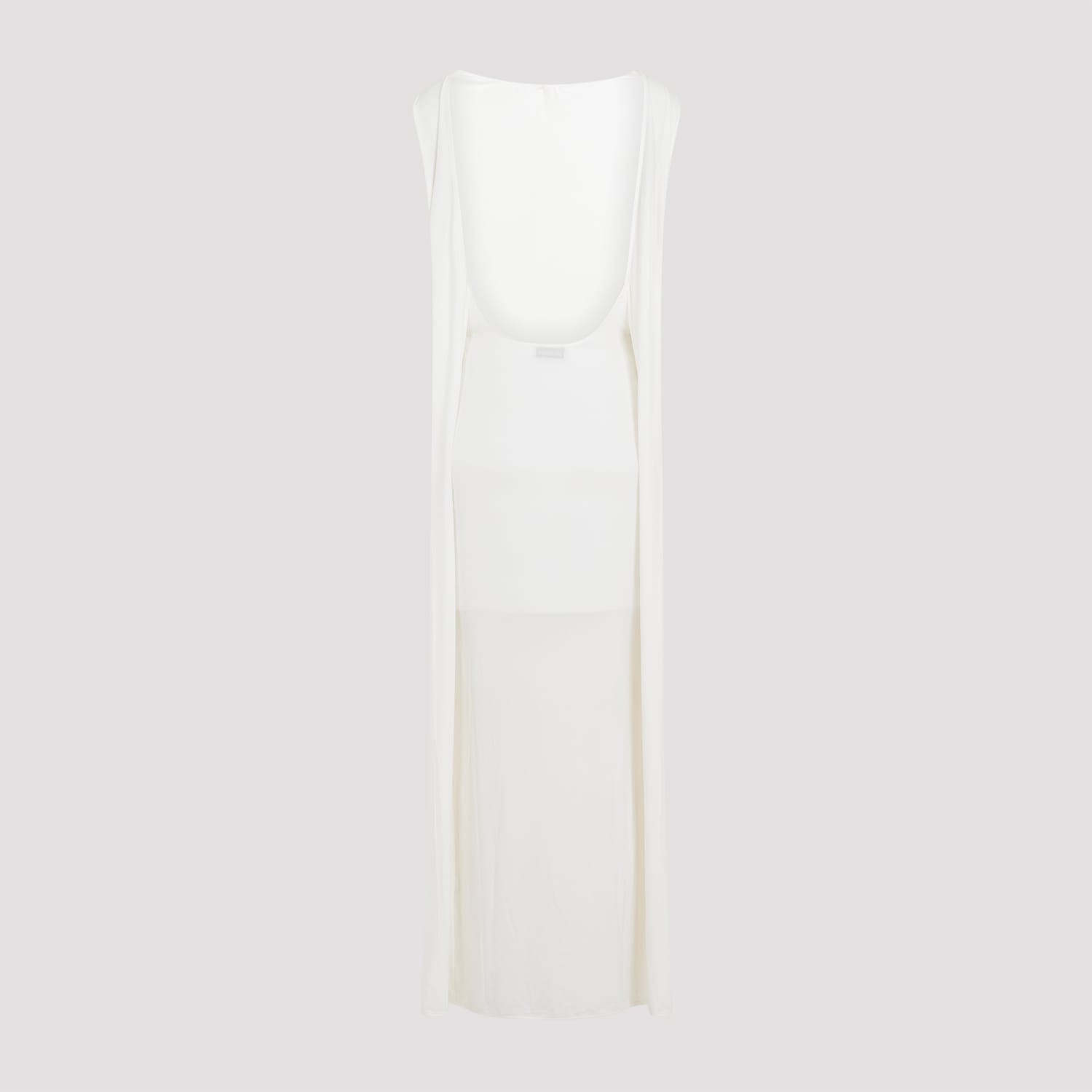 Shop Jacquemus La Capa Dress In White