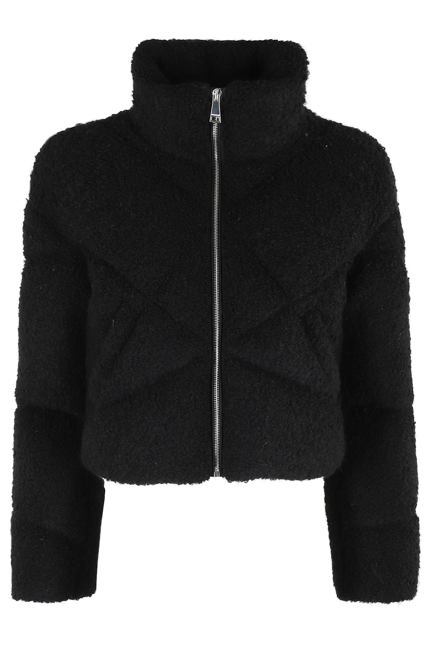 Khrisjoy Daisy Short Jacket In Boucle In Black