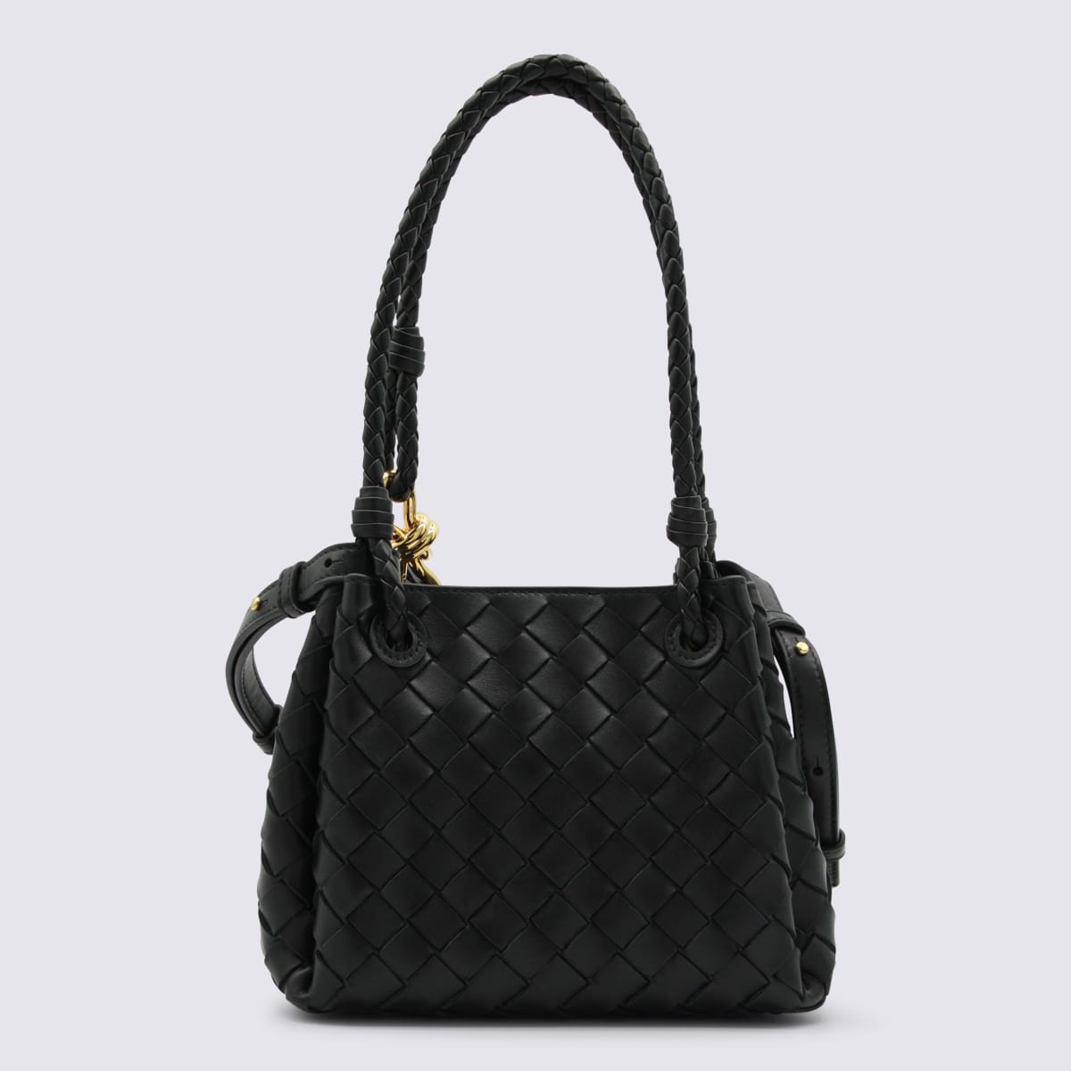 Bottega Veneta Black Leather Bag