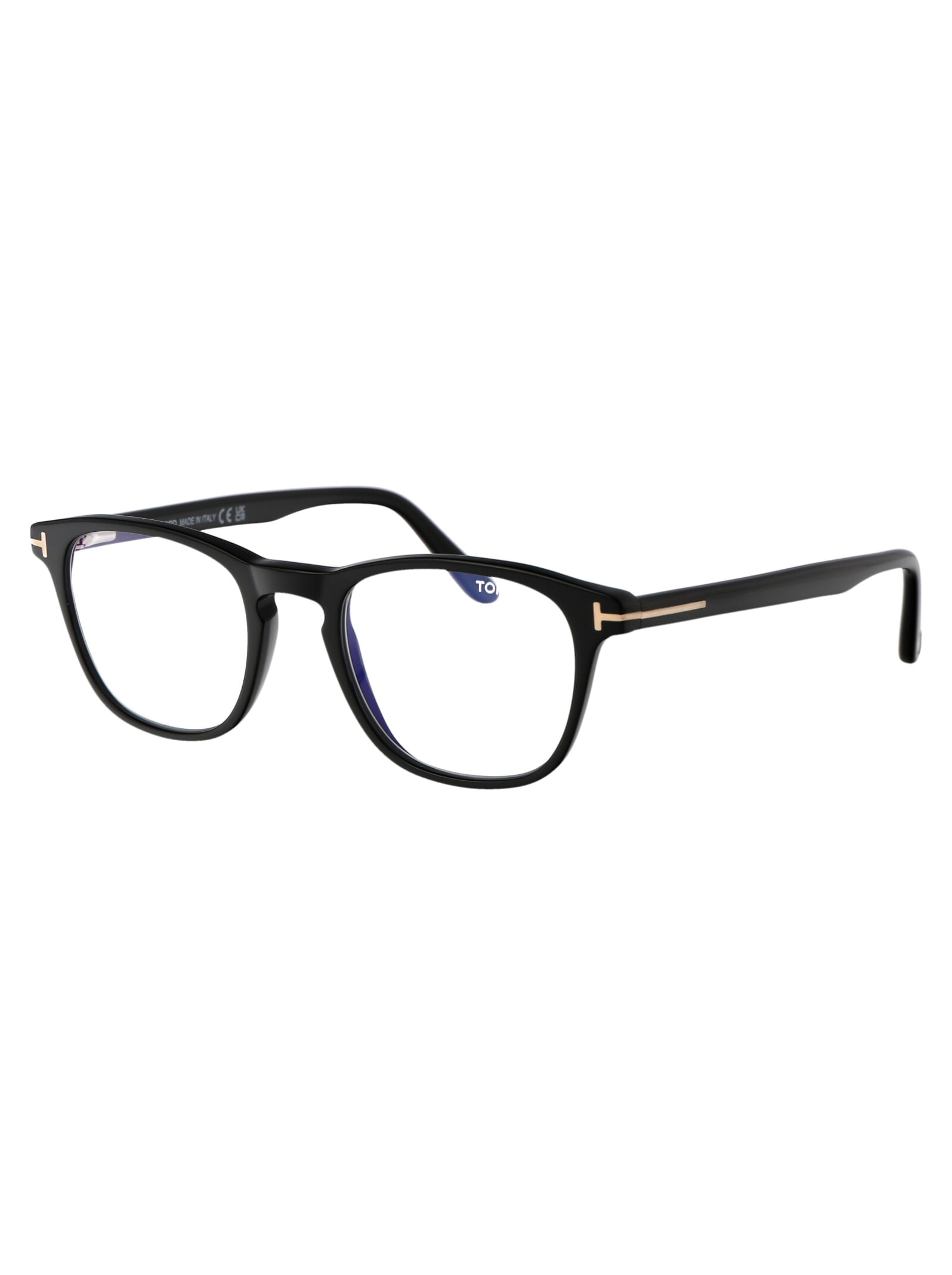 Shop Tom Ford Ft5625-b Glasses In 001 Nero Lucido