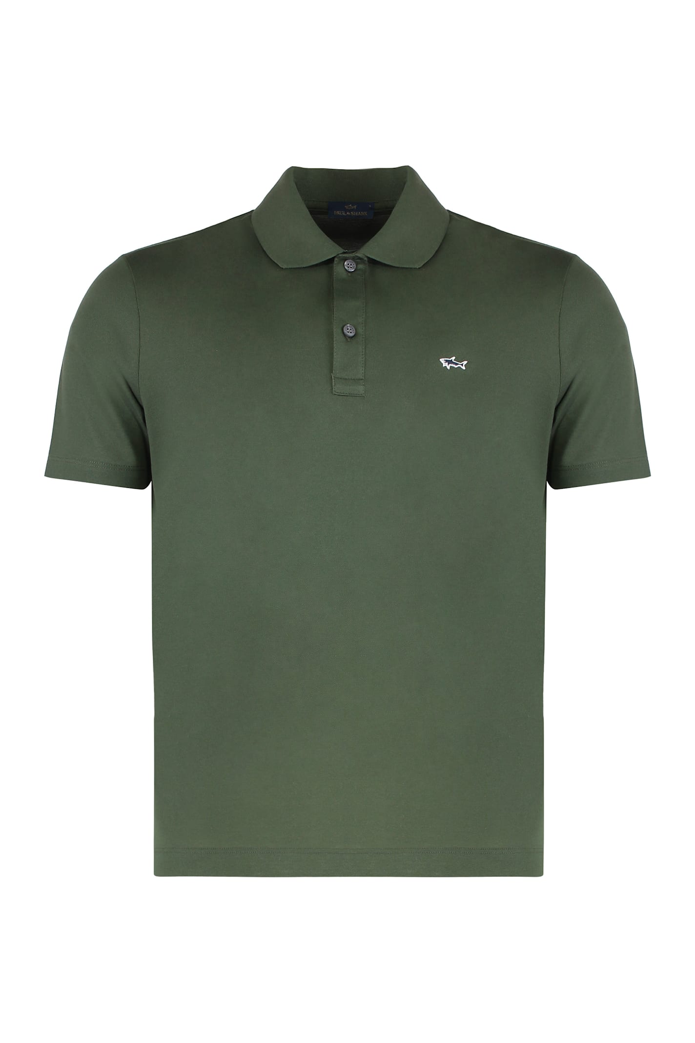 Paul&amp;shark Short Sleeve Polo Shirt In Green