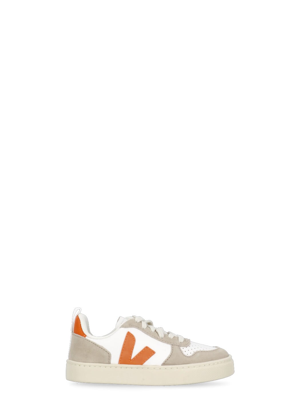 Shop Veja Small V-10 Sneakers In Orange