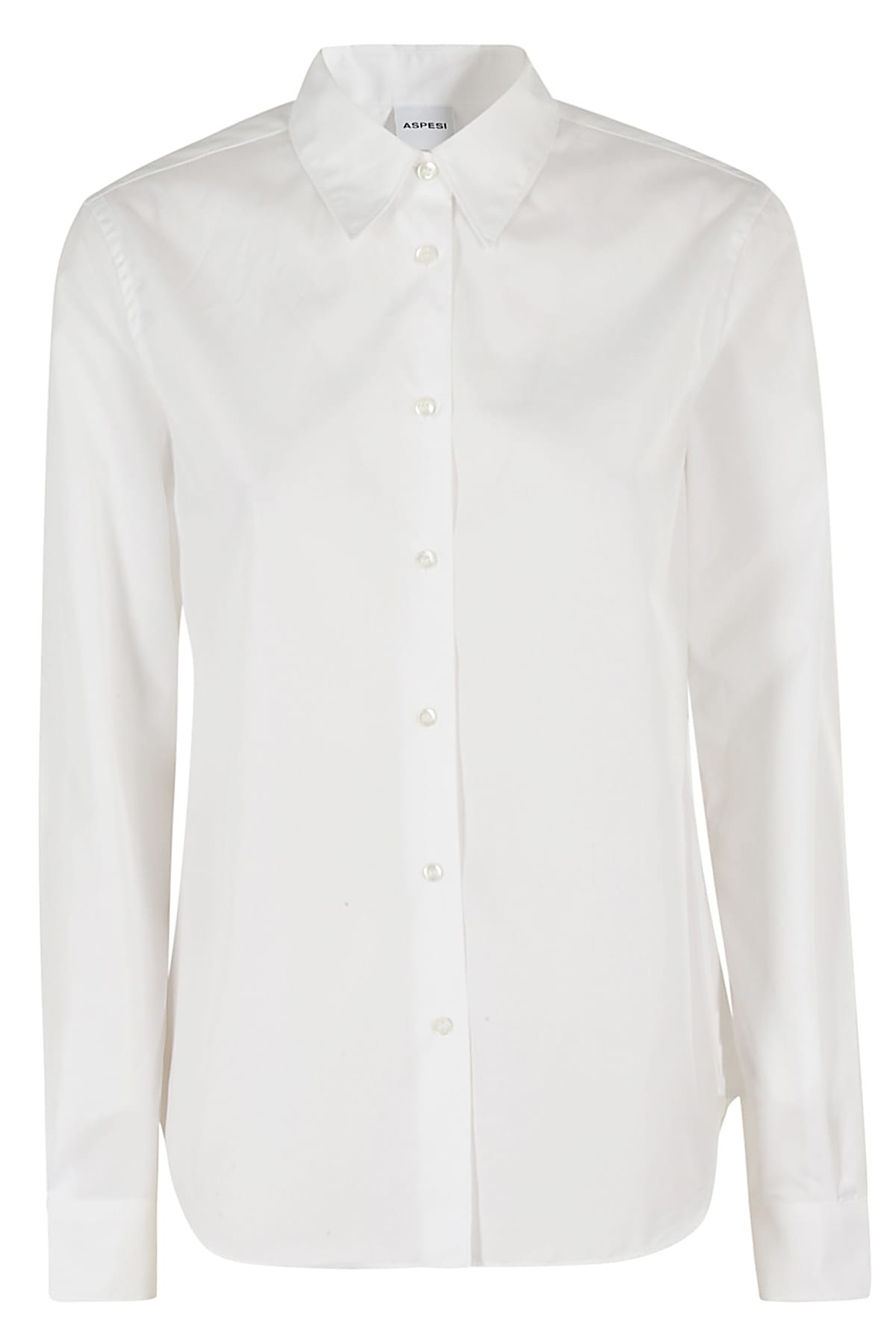 Shop Aspesi Mod 5422 Camicia In White