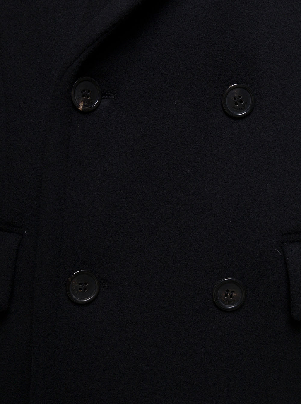 Shop Saint Laurent Double Breasted Blazer In Black