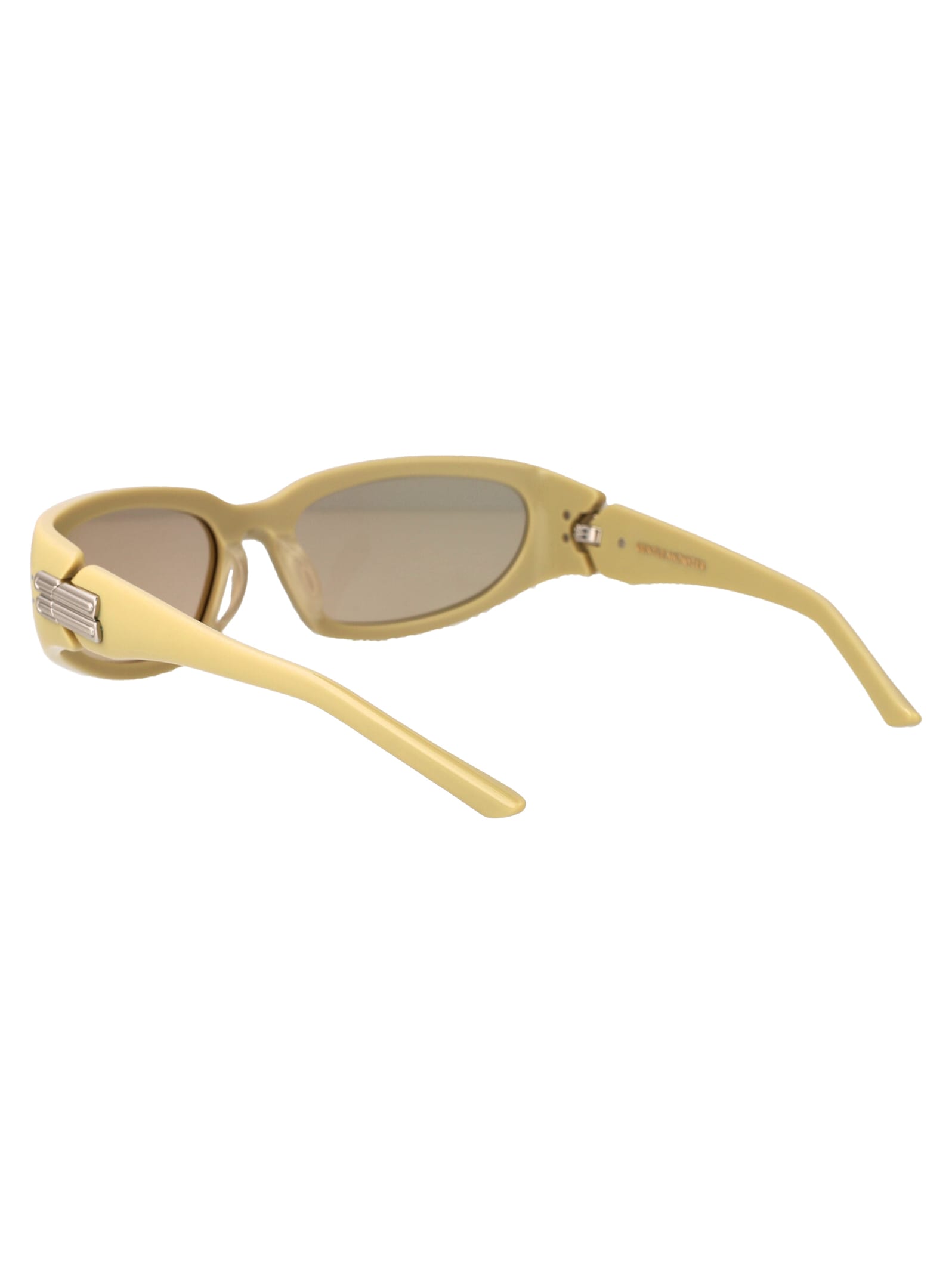 Shop Gentle Monster Memento Sunglasses In Y10 Yellow