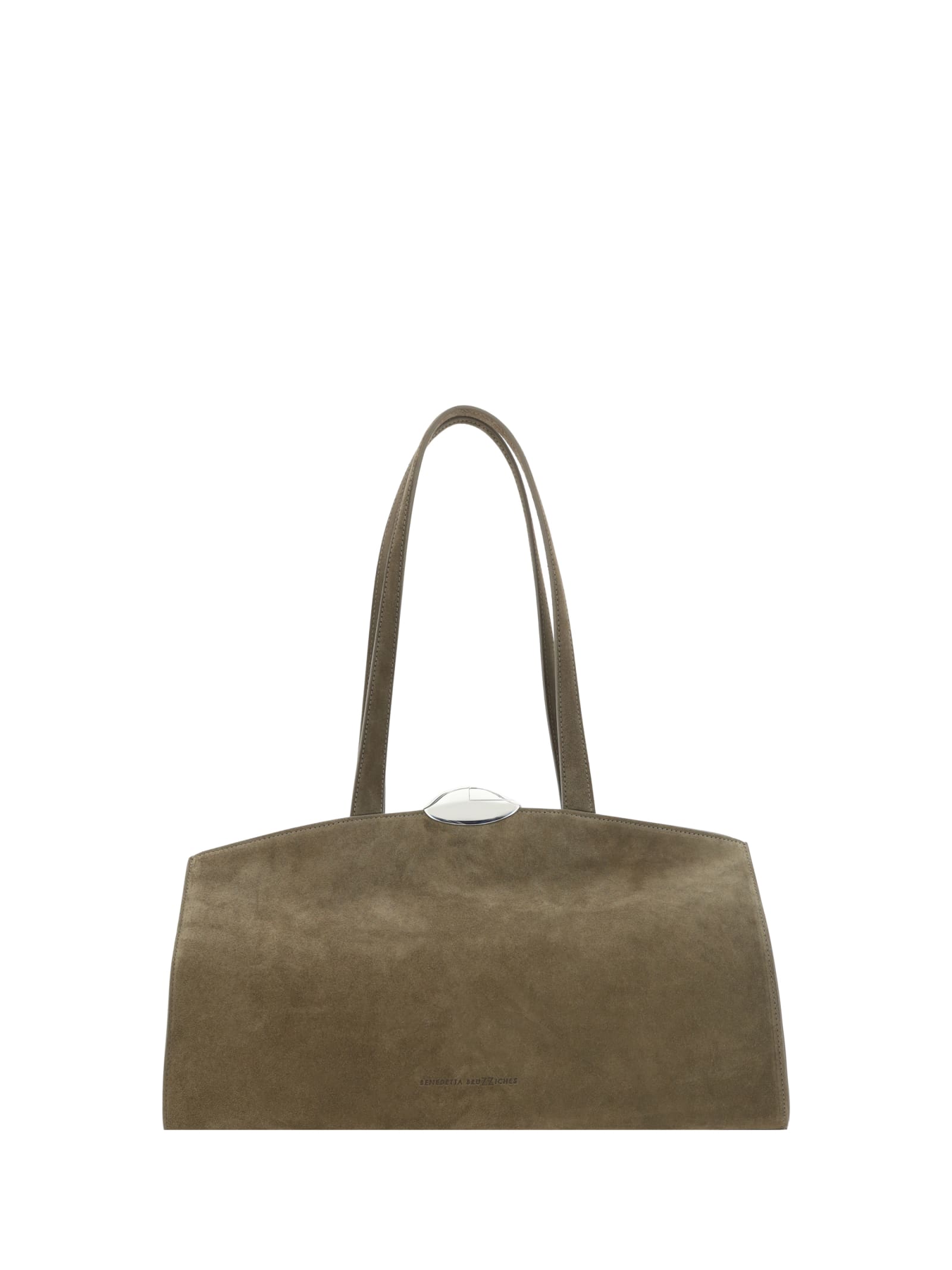 Shop Benedetta Bruzziches Serena Shoulder Bag In Twill