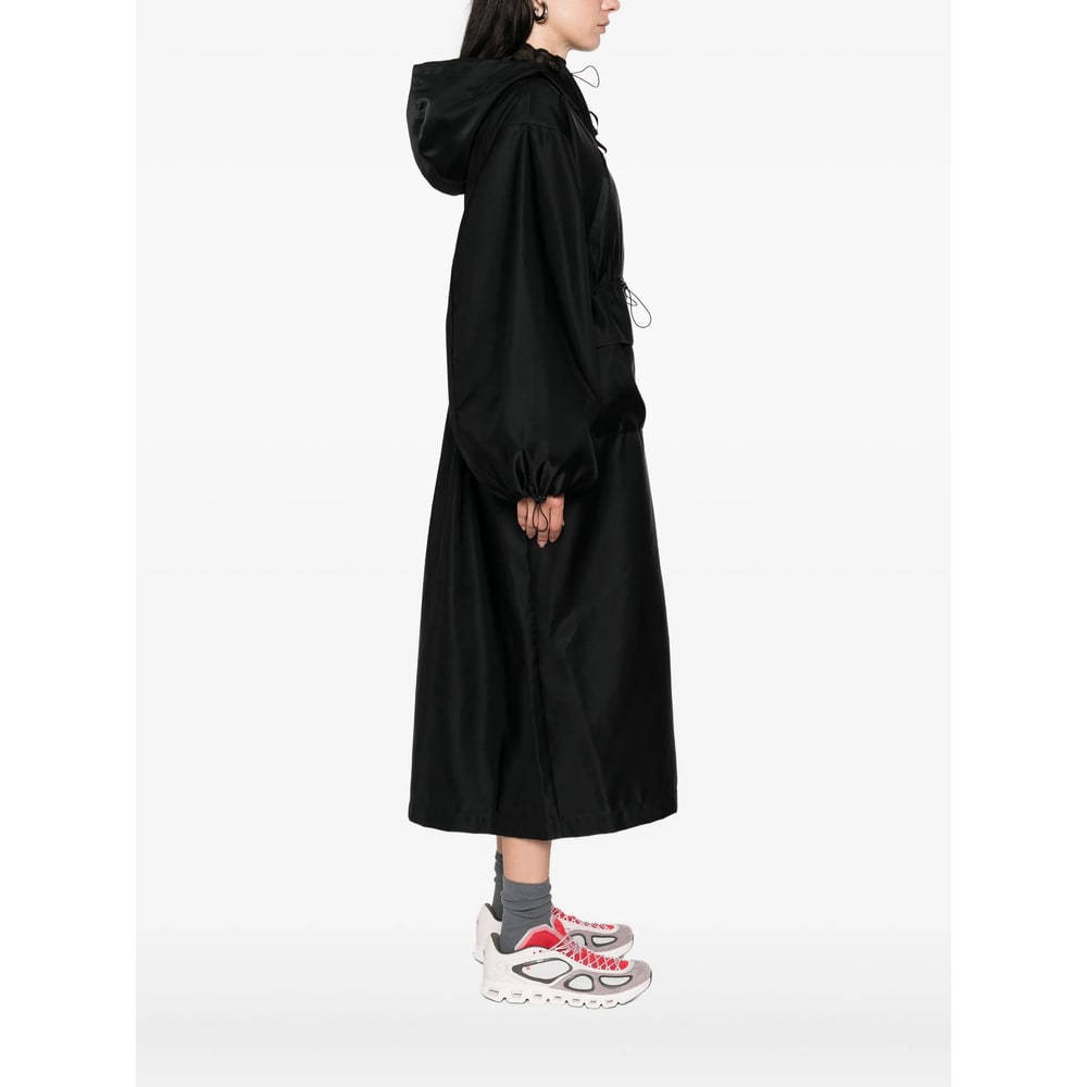 Cecilie Bahnsen Long Sleeve Windbreaker In Black