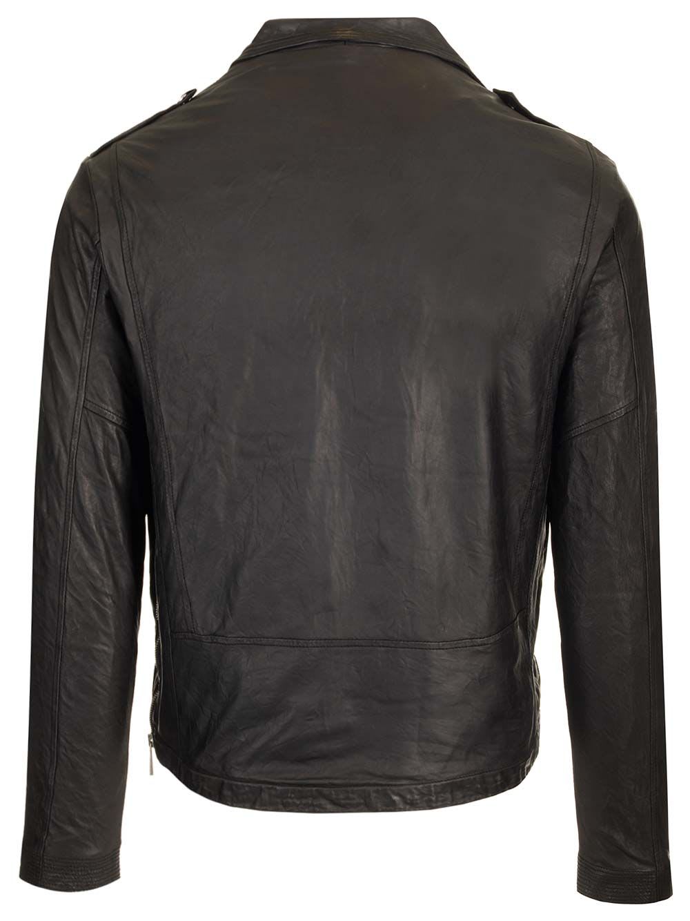 Lamb Leather Biker Jacket