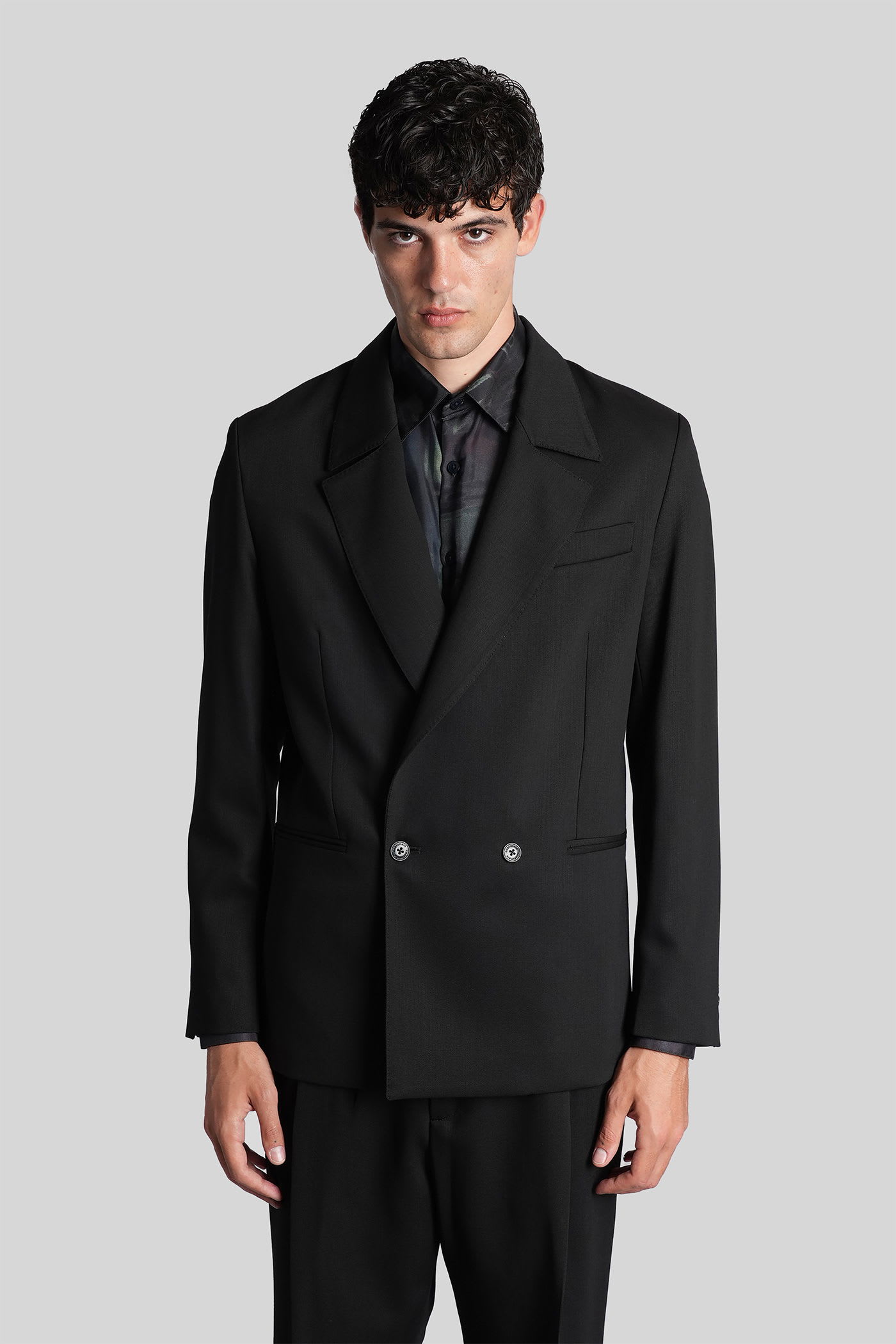 Costumein Donatien Blazer In Black Wool In Black