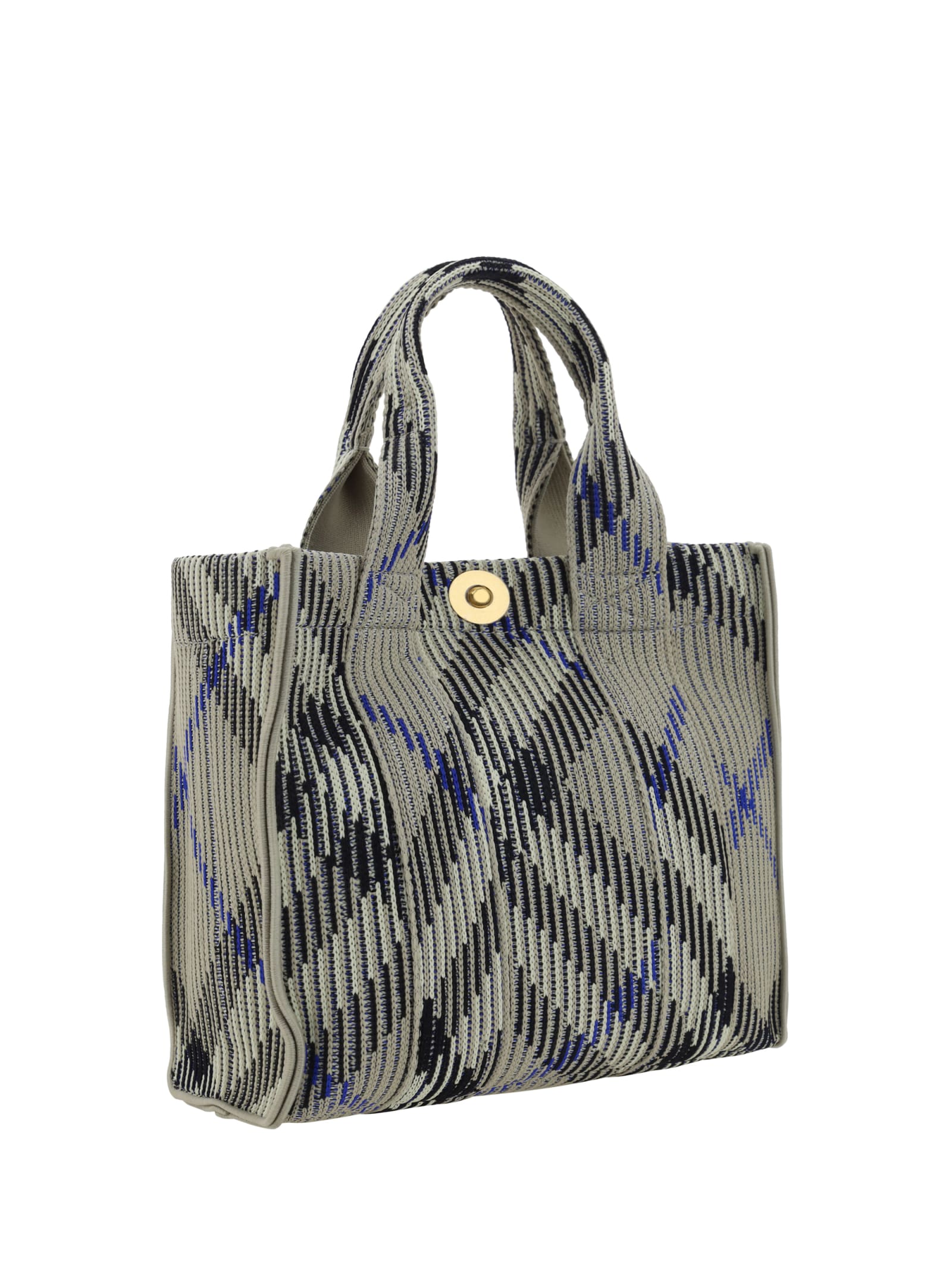 Shop Burberry Tote Mini Handbag In Lichen