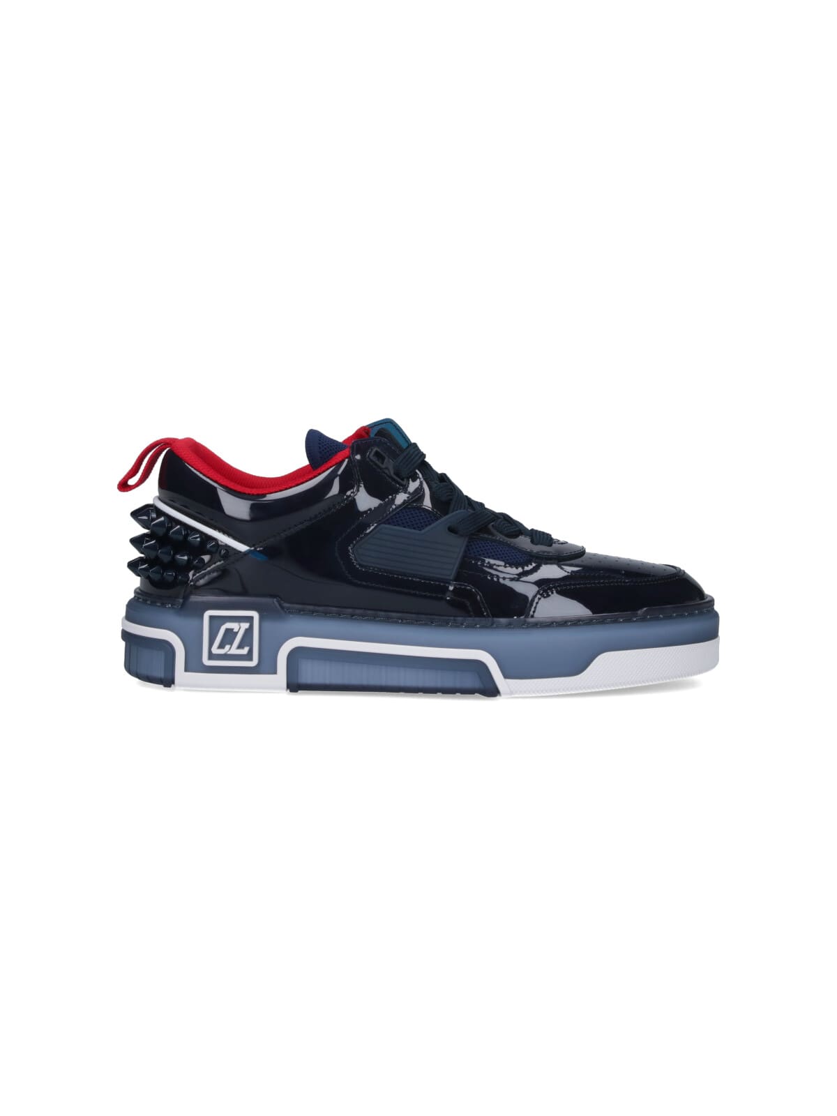 Christian Louboutin Men Astrocool Borchie Dietro Sneaker In Black