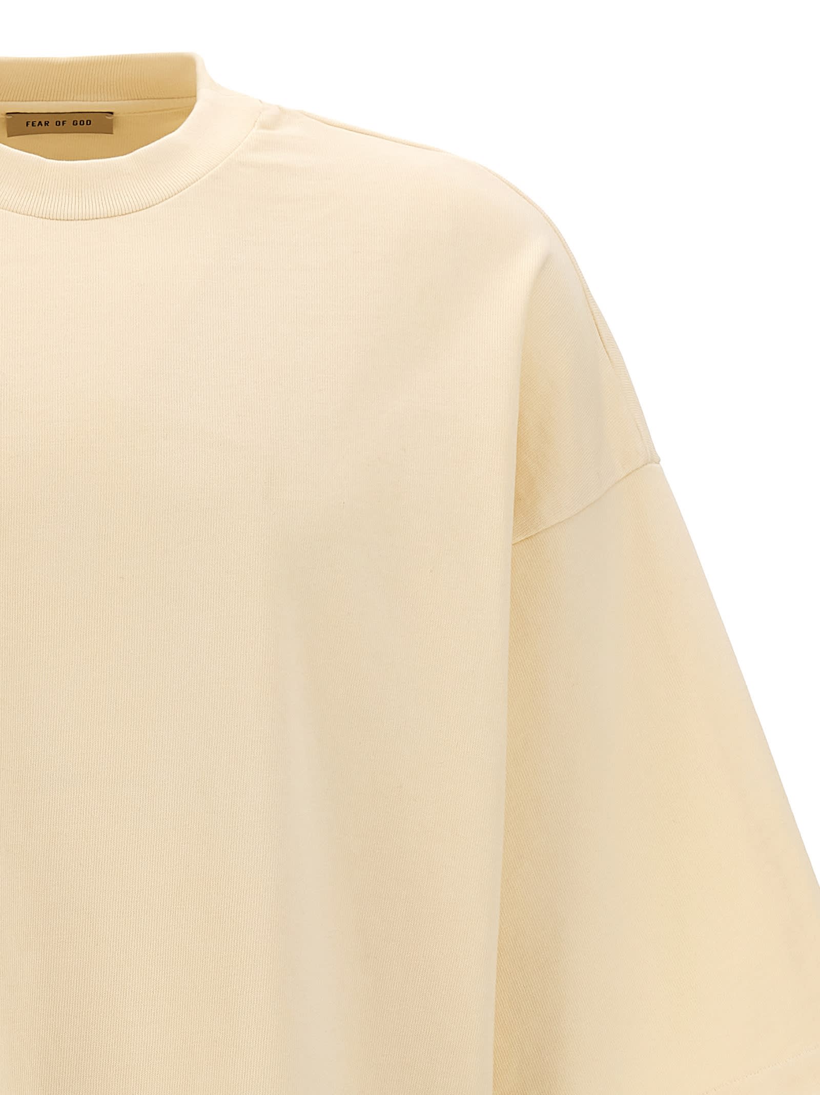 Shop Fear Of God Airbrush 8 Ss Tee T-shirt In Beige