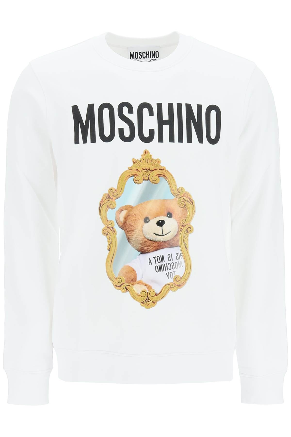 Moschino Mirror Teddy Bear Sweatshirt