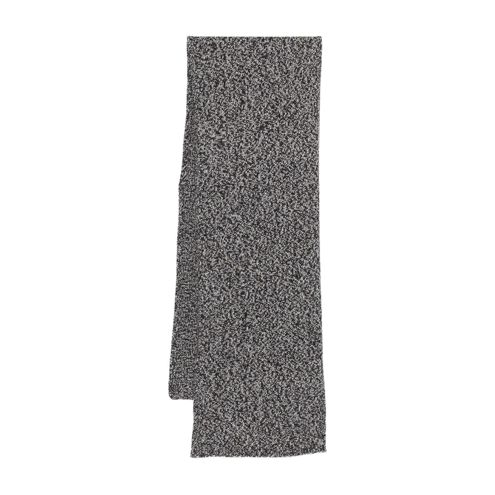 Studio Nicholson Multicolour Woven Scarf With Dynamic Pattern In Gray