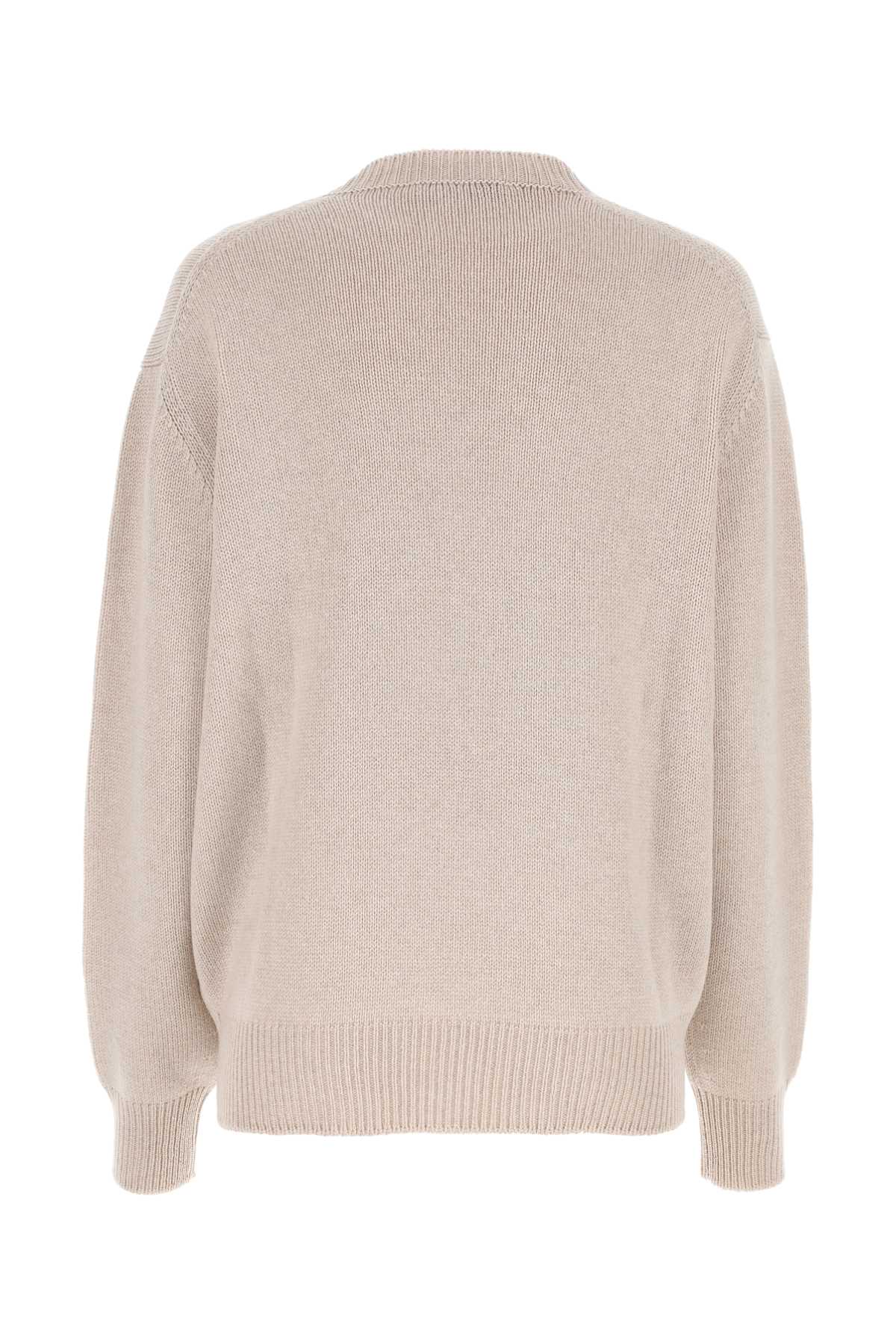 Shop Prada Sand Cashmere Sweater In Brown