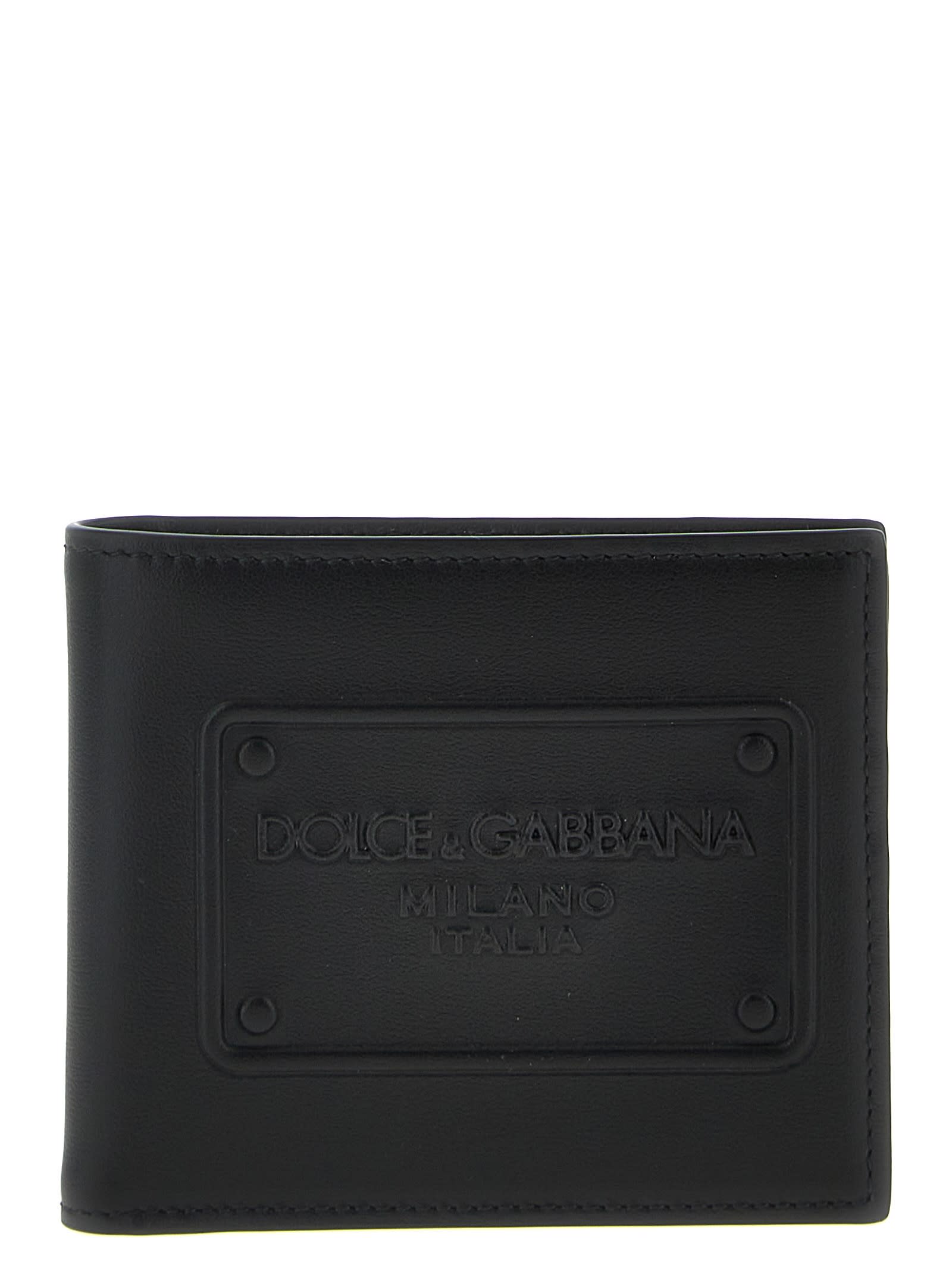 Shop Dolce & Gabbana Logo Wallet In Black