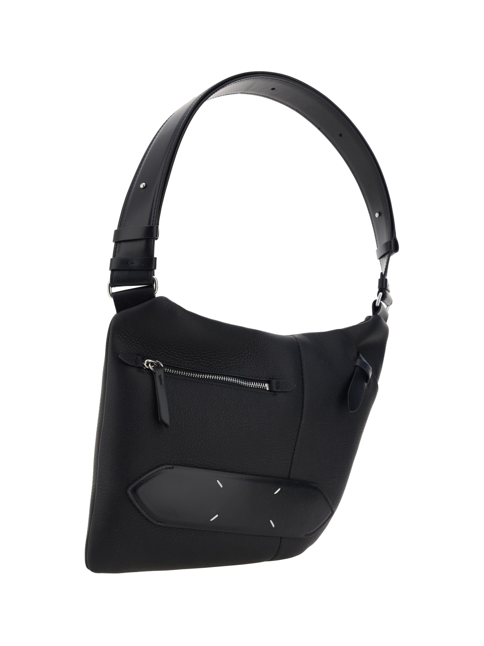 Shop Maison Margiela Soft 5ac Shoulder Bag In Black