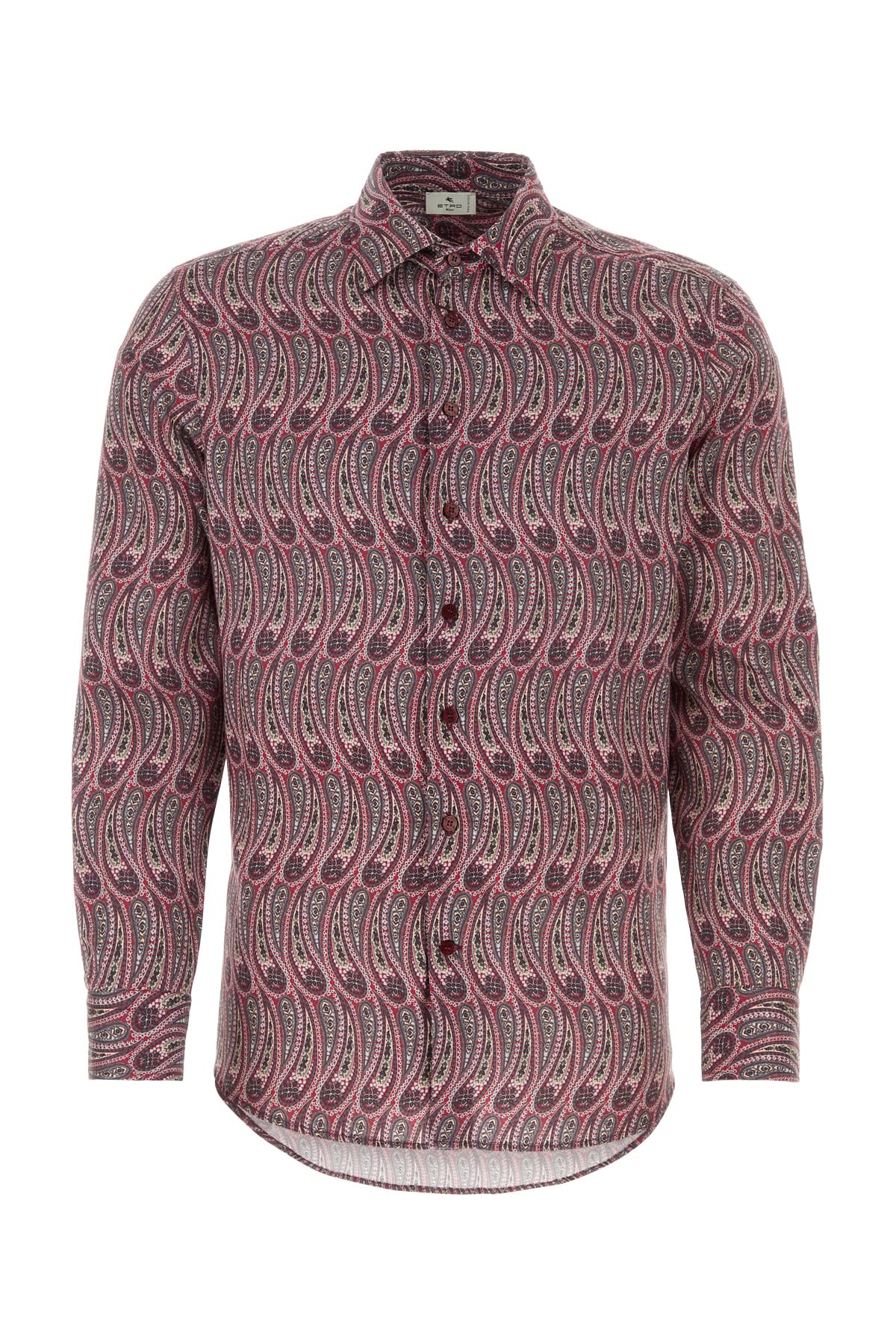 Shop Etro Camicia In Bordeaux