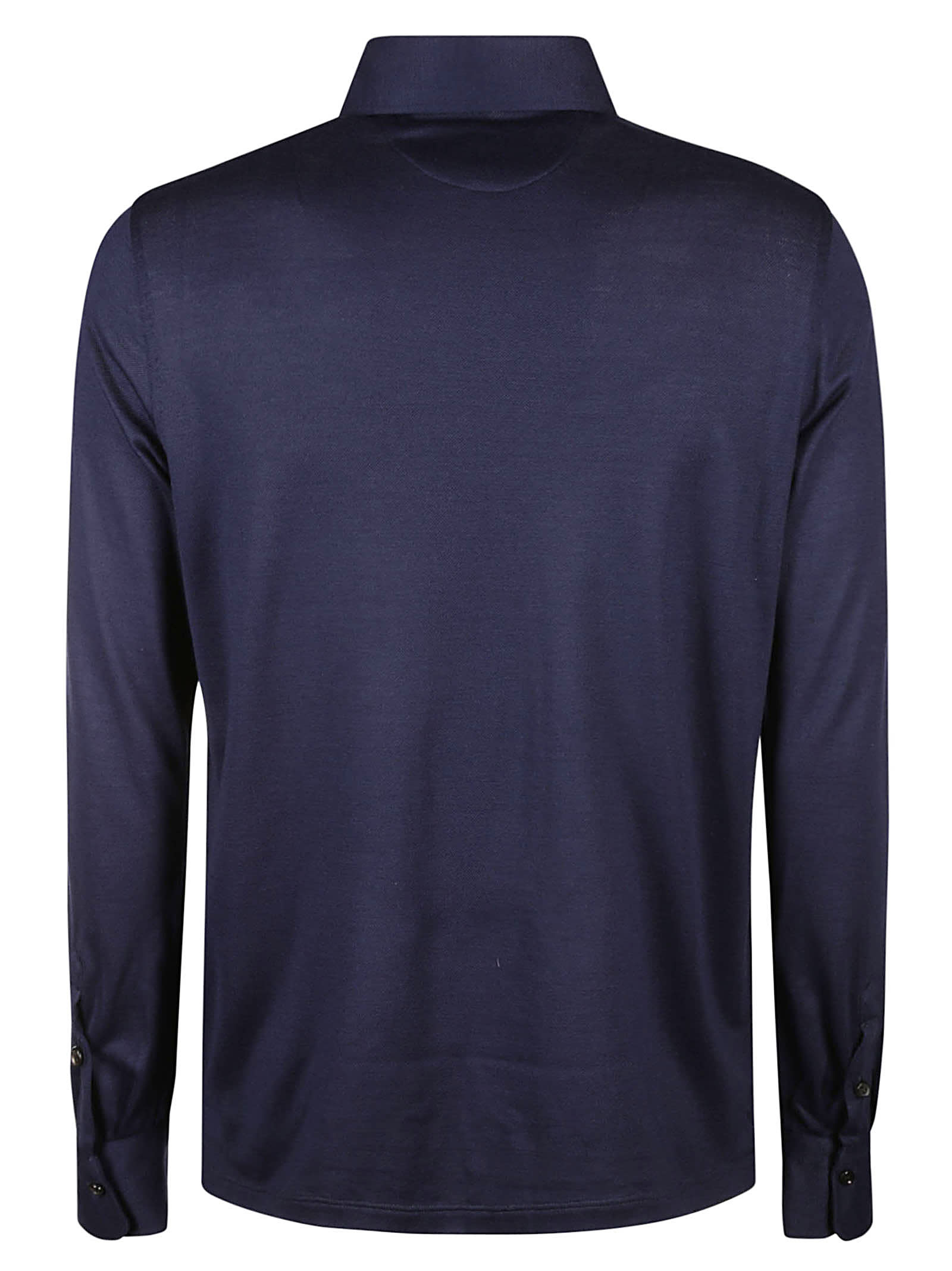 Shop Isaia Jersey In Blue