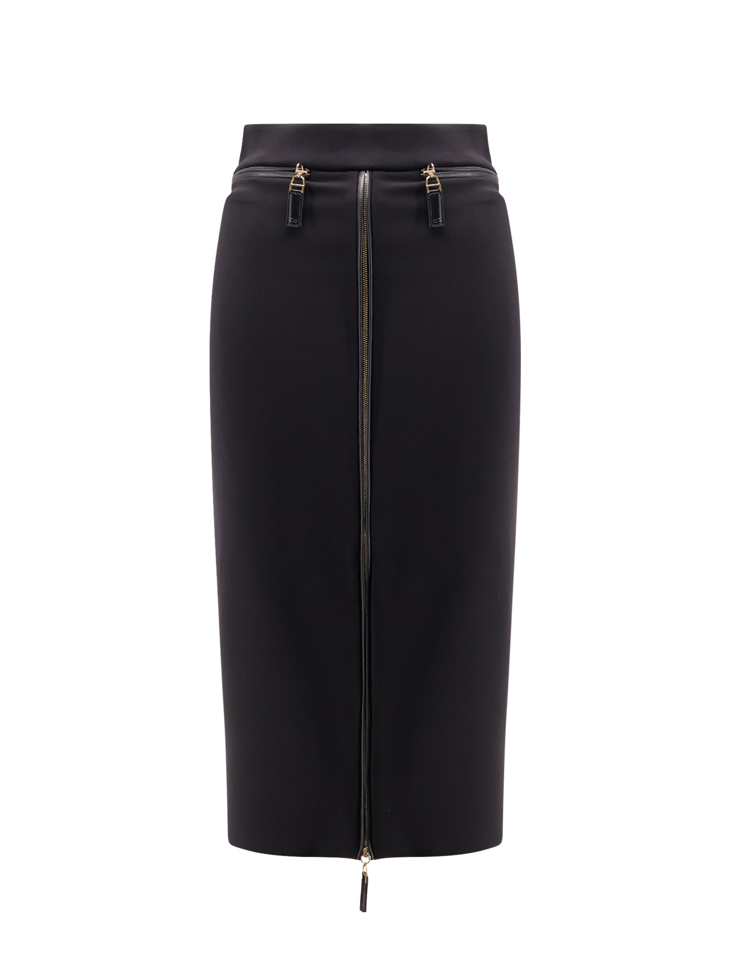 Satin Pencil Skirt