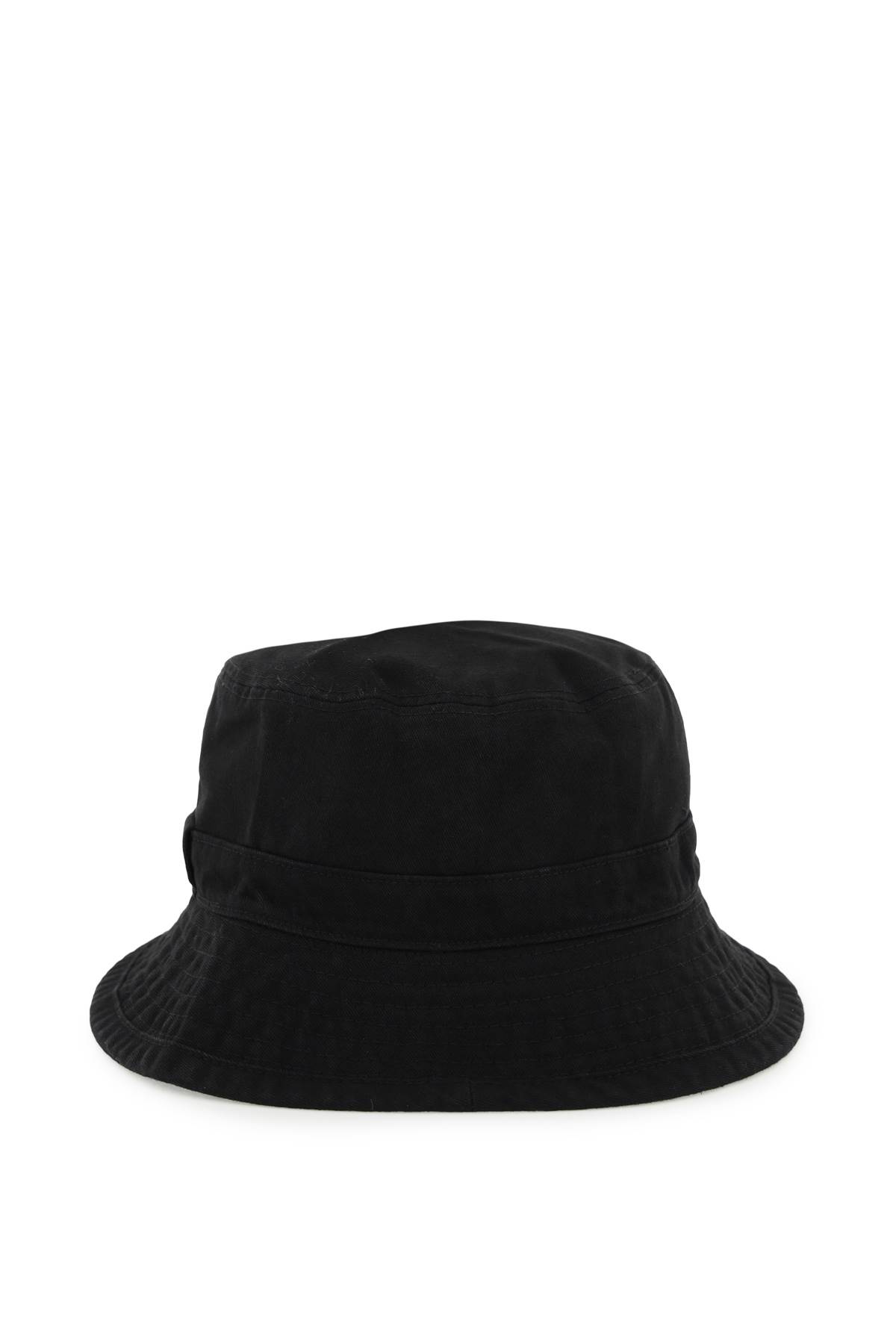 We11 Done Logo-print Bucket Hat In Black | ModeSens