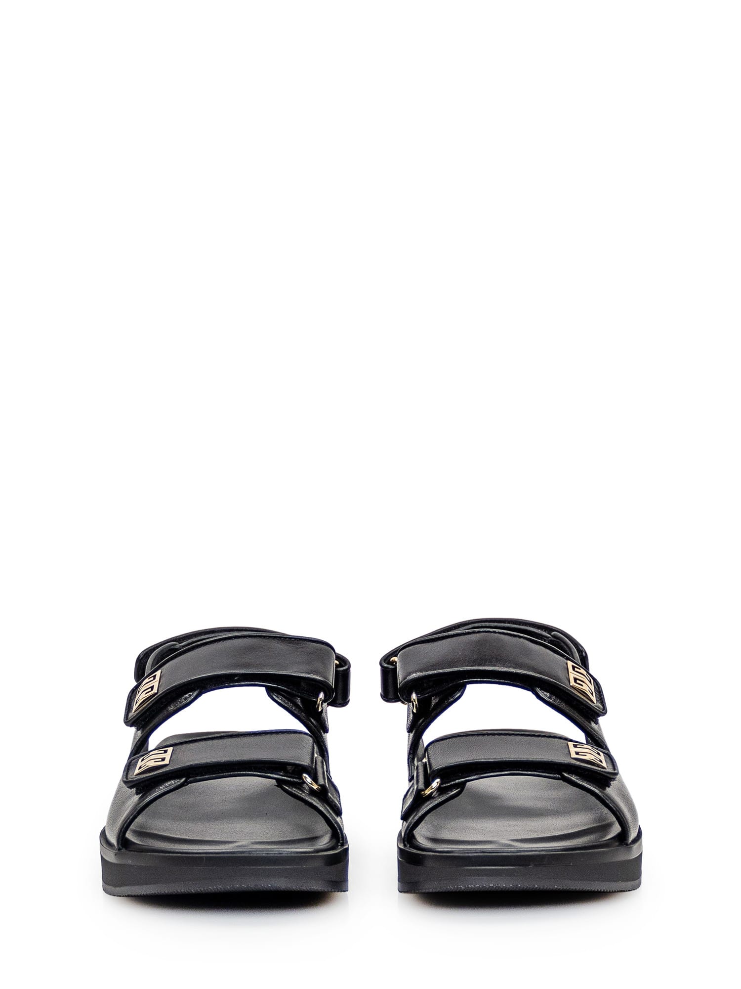 Shop Givenchy 4g Sandal In Black