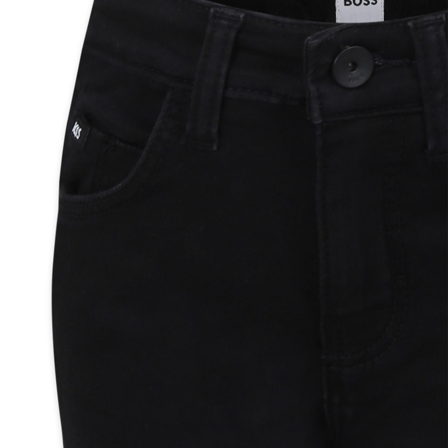 Hugo Boss Black Jeans For Boy With Logo In Black