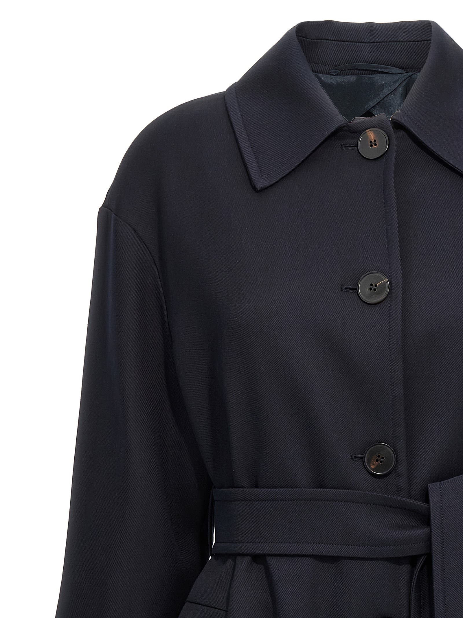 Max Mara Ilde Coats And Trench Coats Blue In Blue