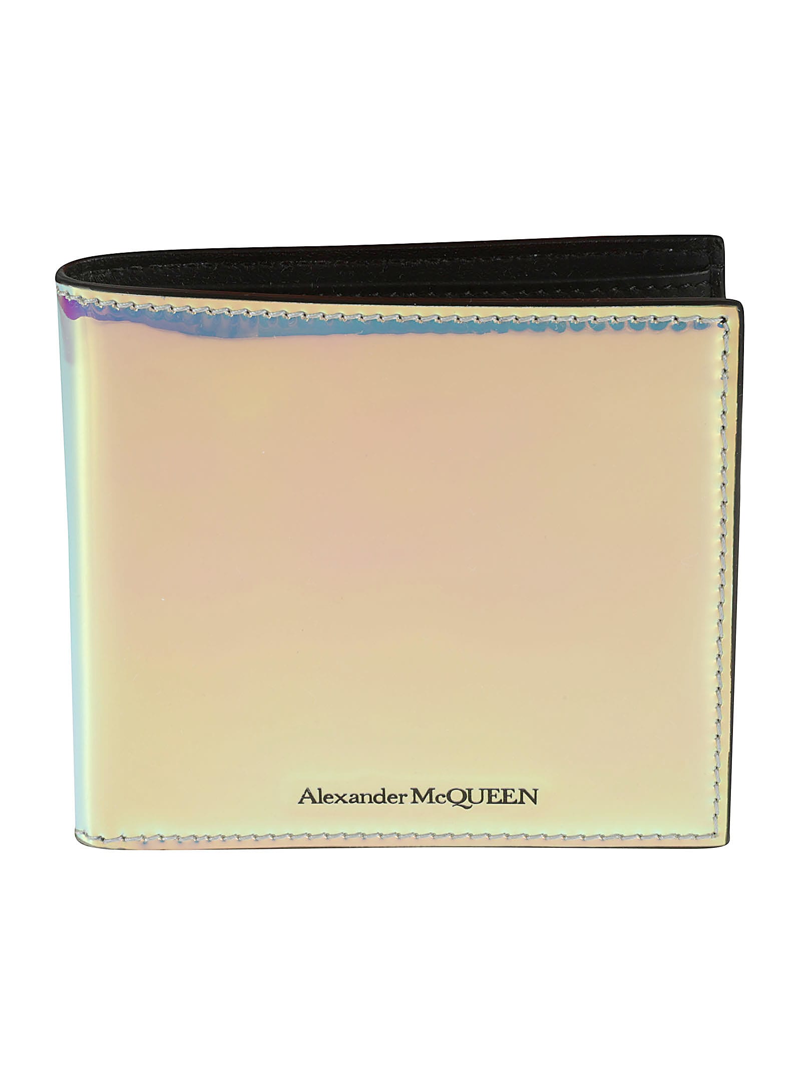 Alexander McQueen Logo Glossy Bifold Wallet
